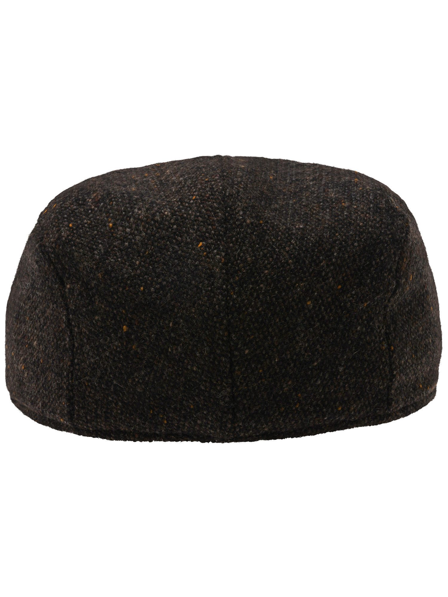 bugatti Flat Cap Winddichte bugatti Tweed-Flatcap mit Ohrenklappen