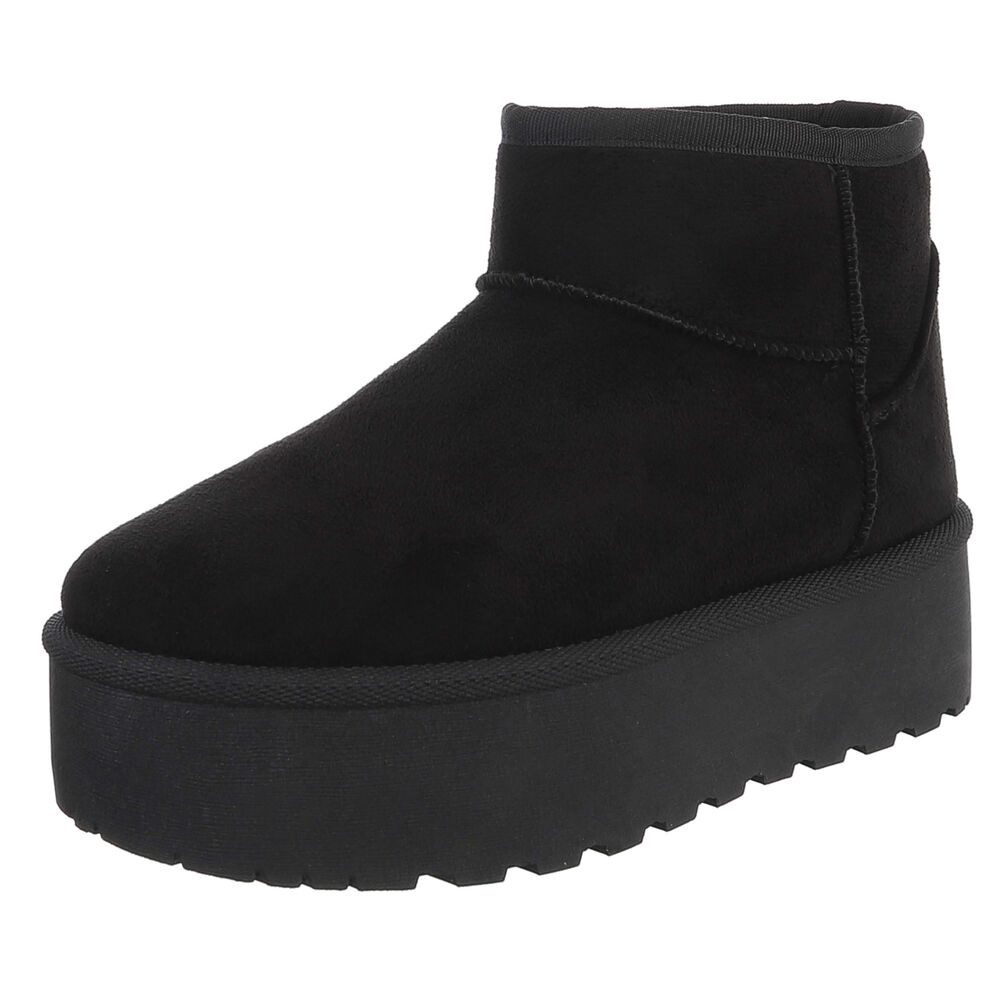 Ital-Design Stilvolle Stiefeletten mit Verzierung für Damen Snowboots (9092 günstig online kaufen
