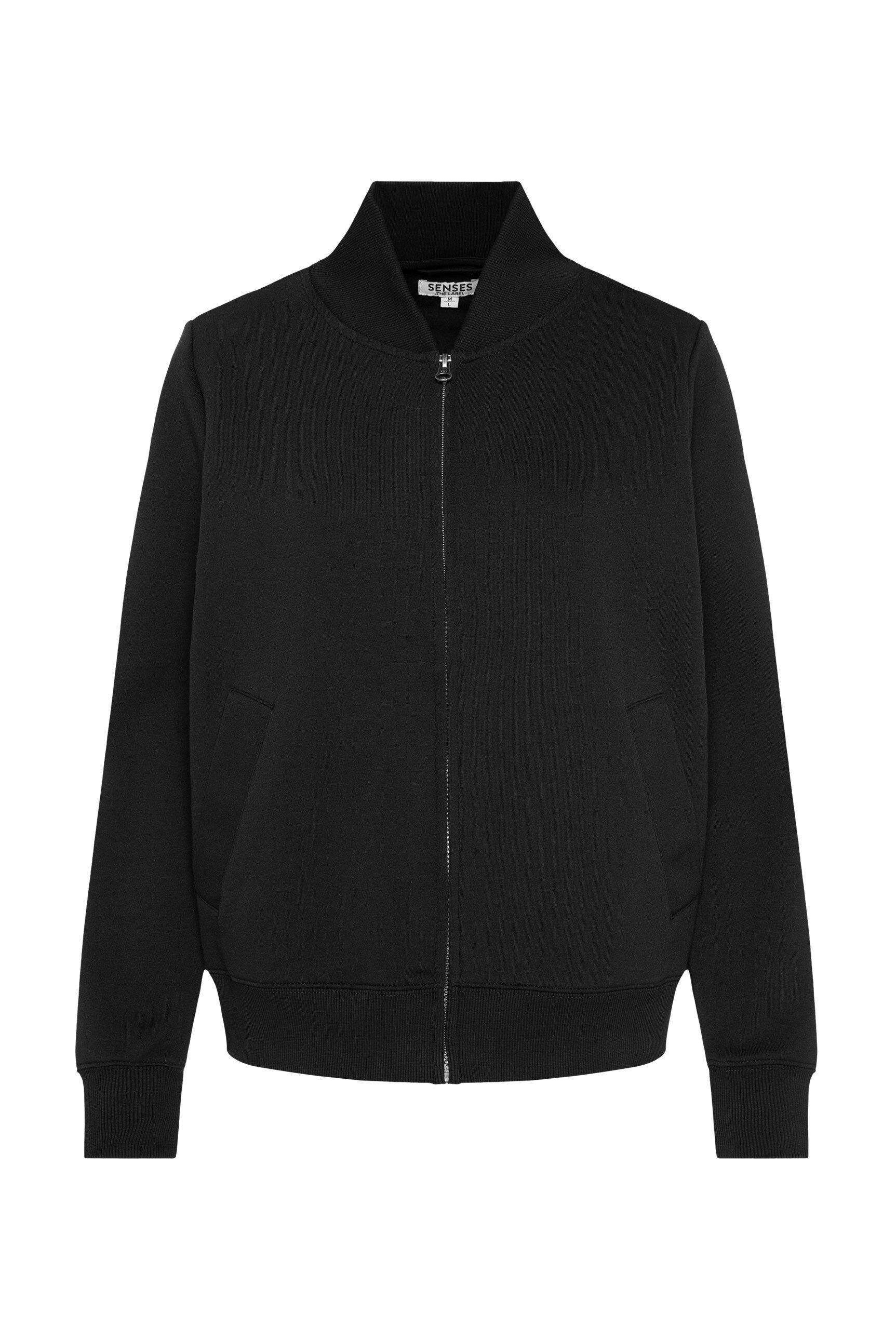 SENSES.THE LABEL Sweatjacke mit Baumwolle günstig online kaufen