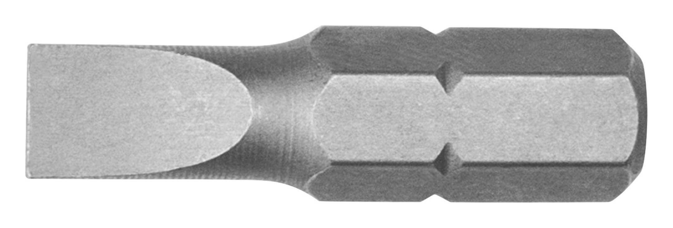 fortis Schlitz-Bit, 10 Stück, 1/4" DIN3126 C6,3 6,5 x 1,2 x 25 mm a