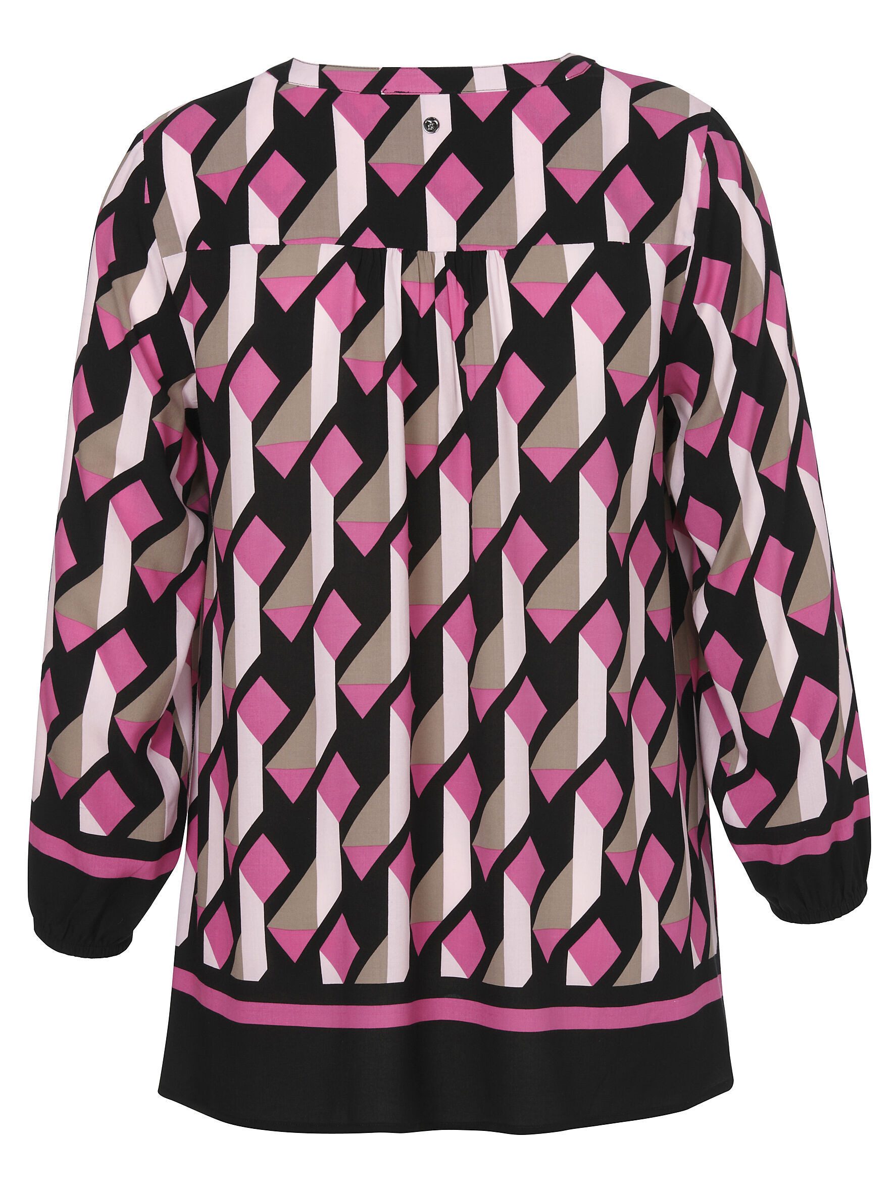 FRAPP Tunika mit modernem Allover-Print günstig online kaufen