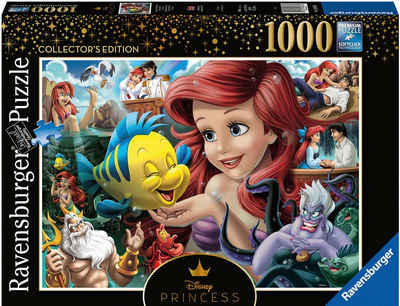 Ravensburger Puzzle Disney PricessArielle, die Meerjungfrau, 1000 Puzzleteile, Made in Germany; FSC® - schützt Wald - weltweit