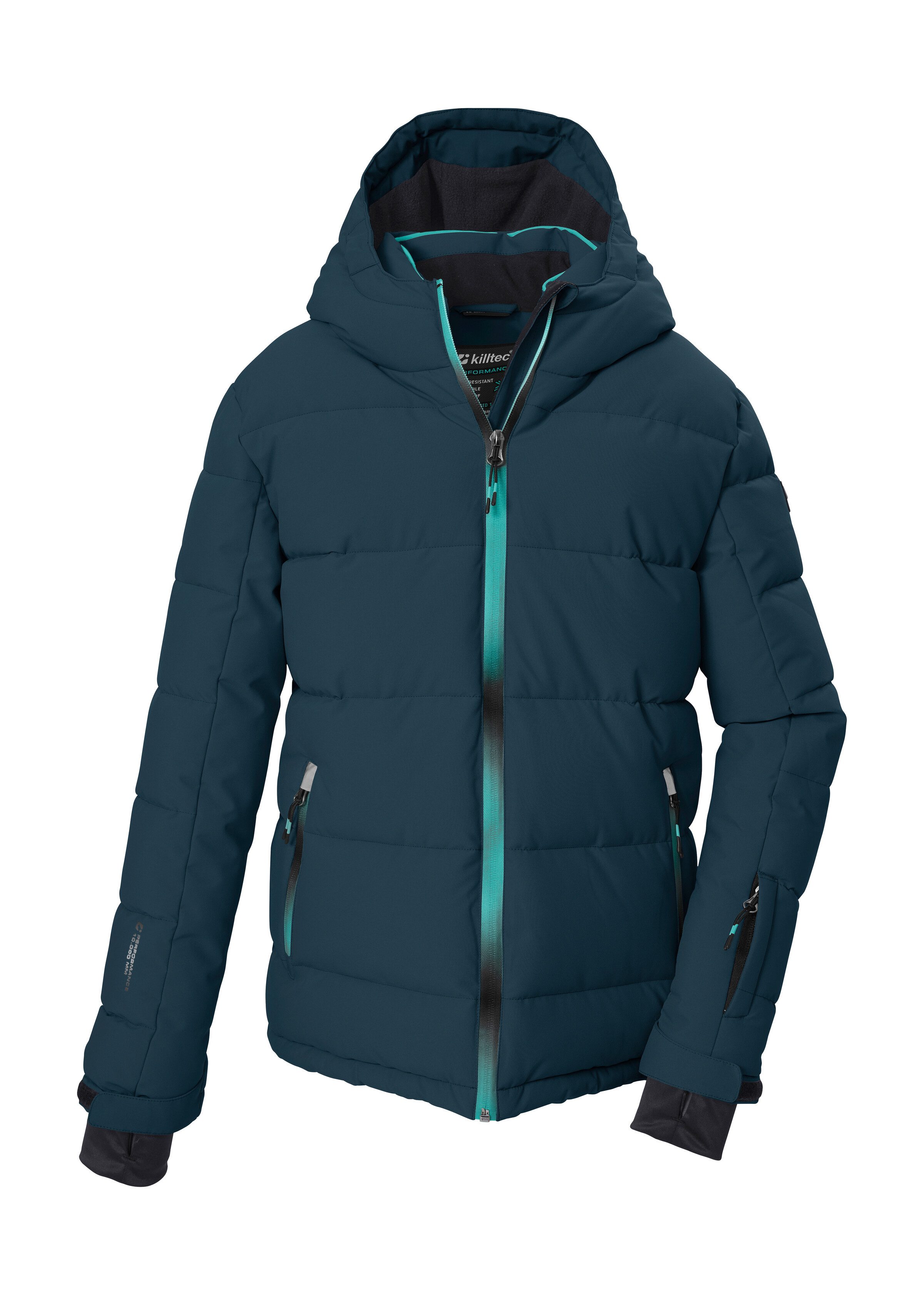 Killtec Skijacke KSW 203 BYS SKI JCKT Winddichte, wasserabweisende Kinder-Ski-Steppjacke mit Schneefang