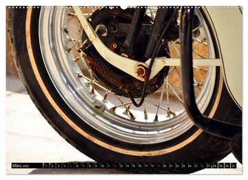 CALVENDO Wandkalender Harley Davidson WLA 750 (Premium, hochwertiger DIN A2 Wandkalender 2023, Kunstdruck in Hochglanz)