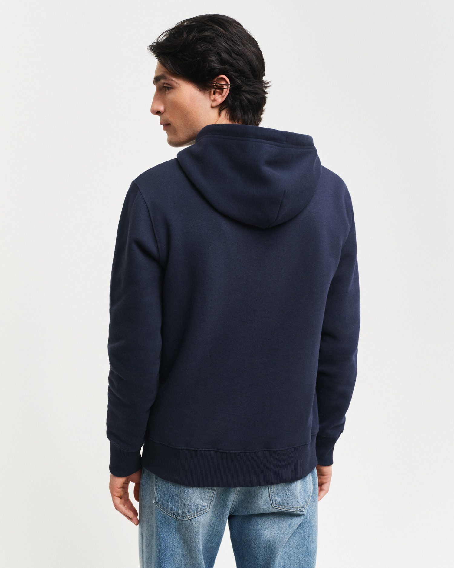 Gant Kapuzensweatjacke EMBOSSED FULL-ZIP HOODIE eine günstig online kaufen