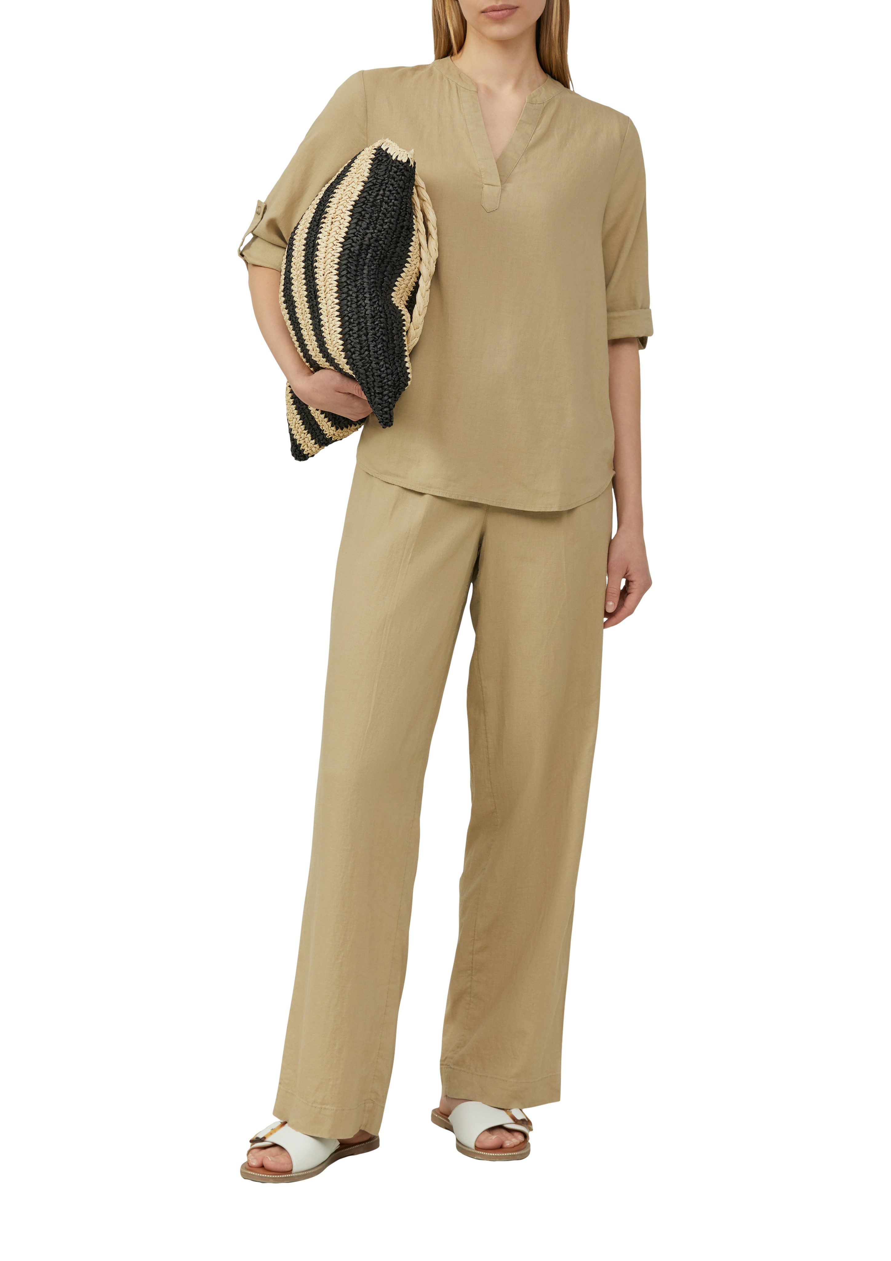 s.Oliver Klassische Bluse mit Turn-up günstig online kaufen