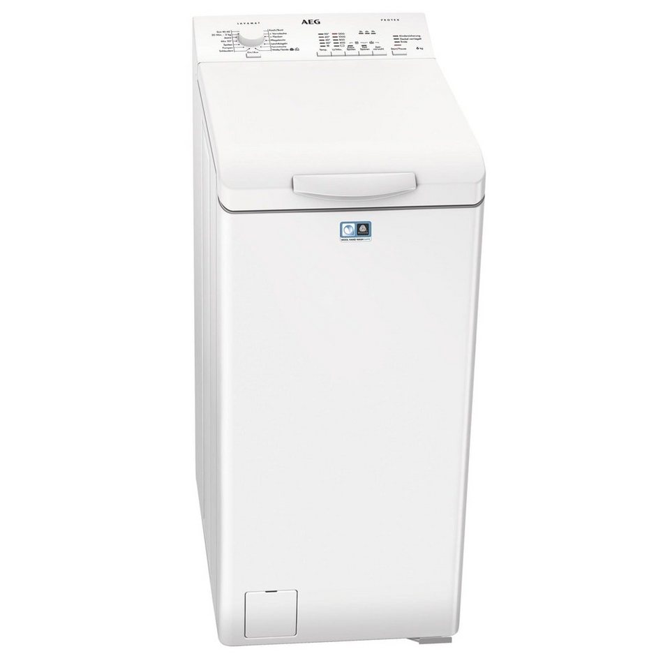 AEG Waschmaschine Toplader Toplader 6kg Startzeitvorwahl Kindersicherung  EEK: D L5TBK31260