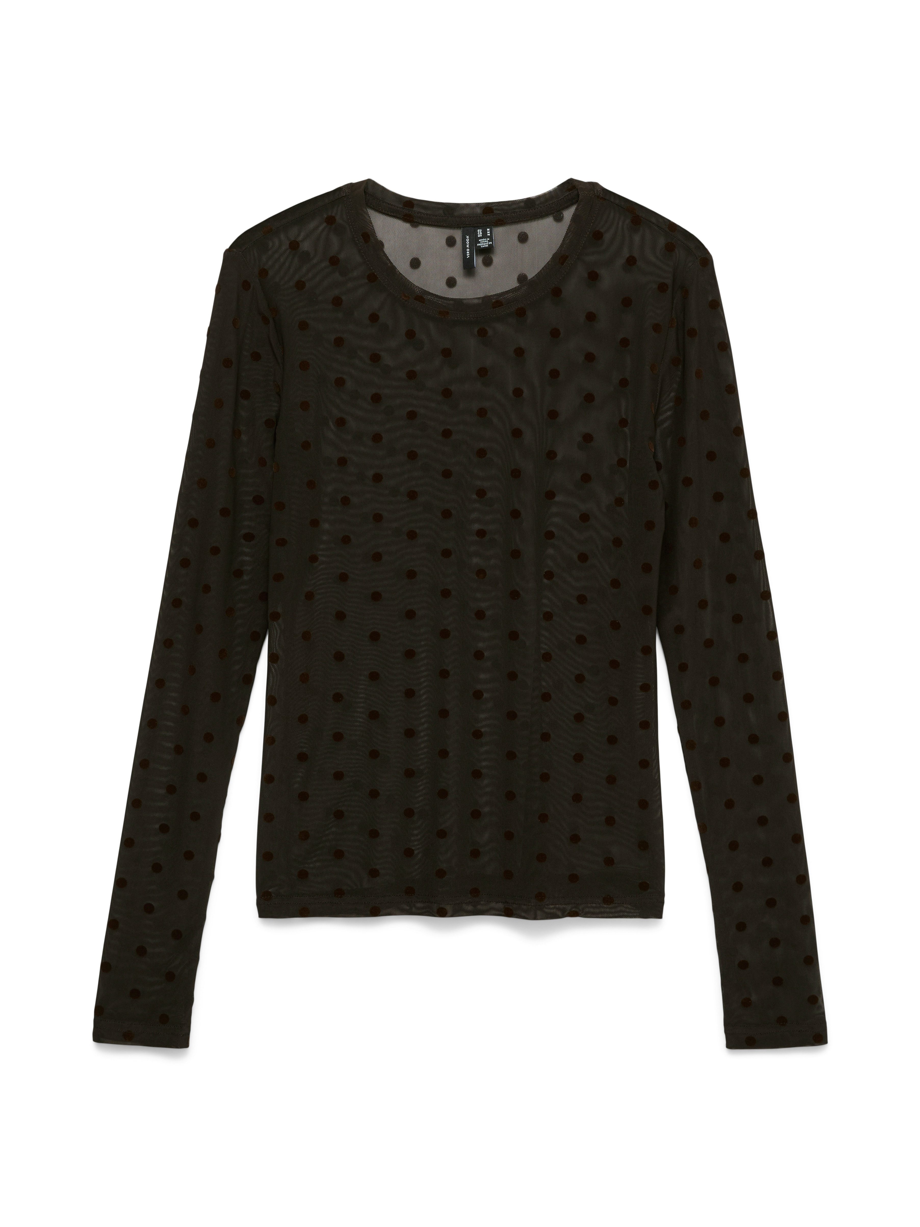 Langarmshirt VMLOVA LS MESH TOP JRS NOOS