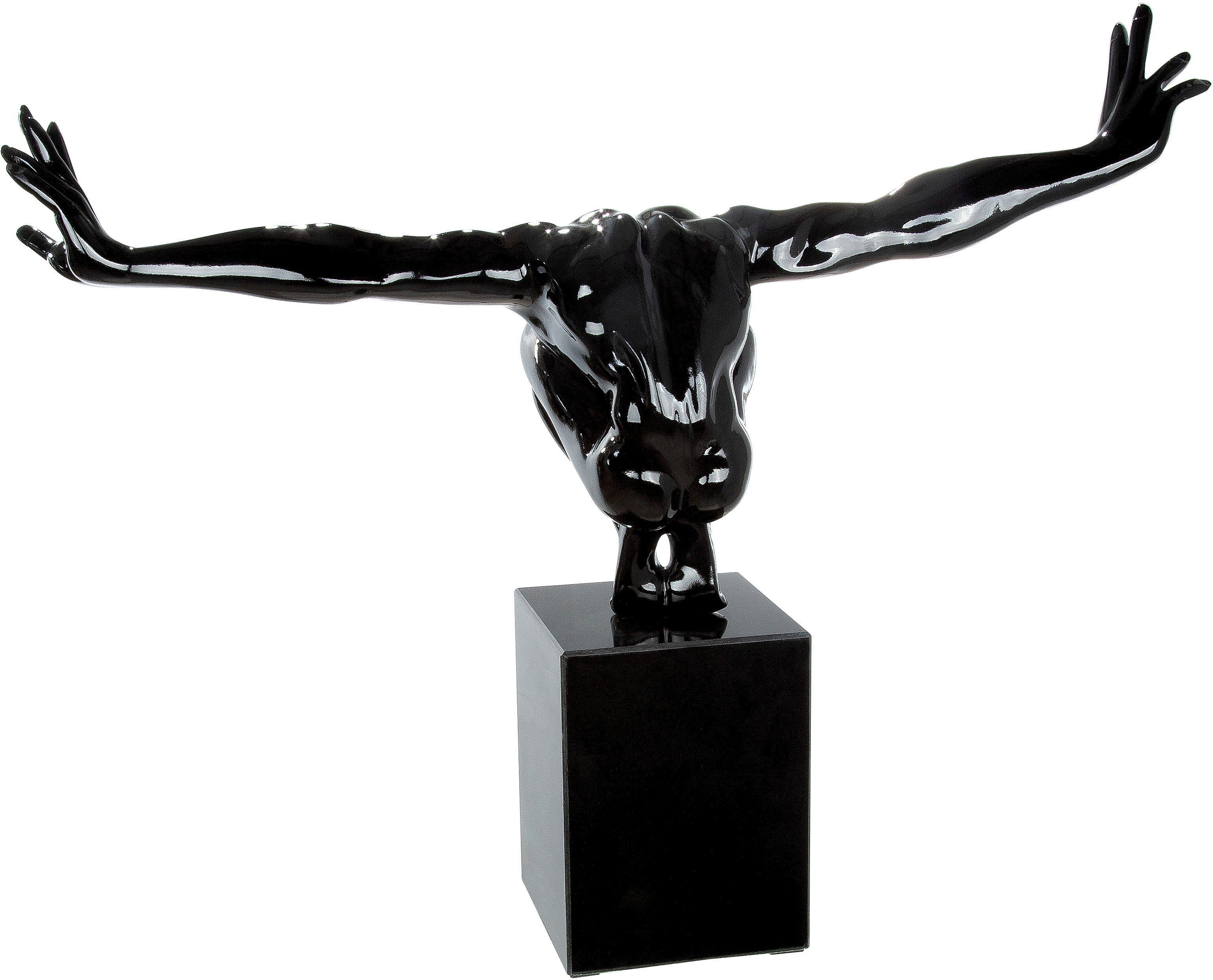 Casablanca by Gilde Skulptur auf Cliffhanger St), Skulptur (1 schwarz Marmorsäule