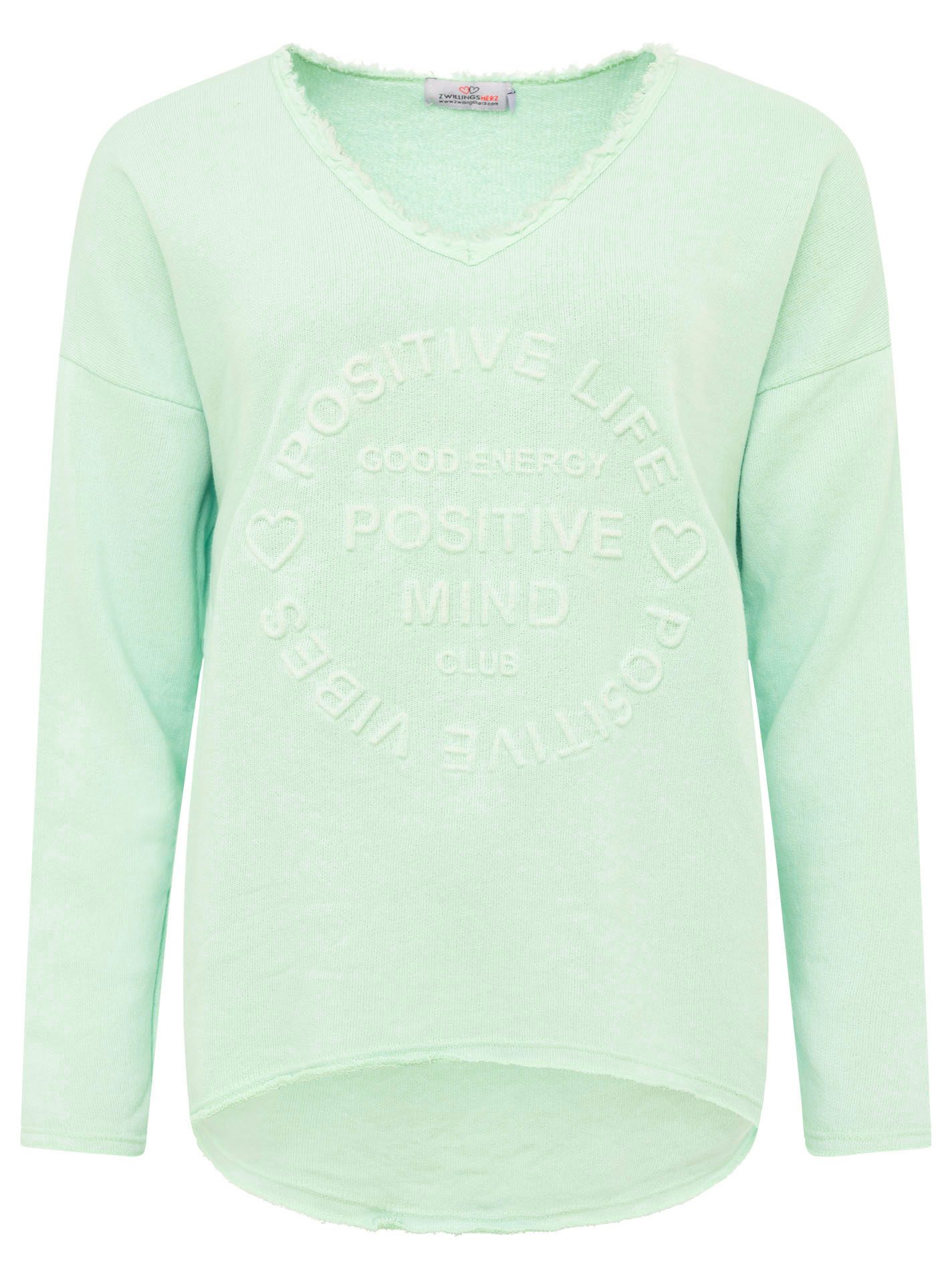 Zwillingsherz Sweatshirt "Positive Mind"
