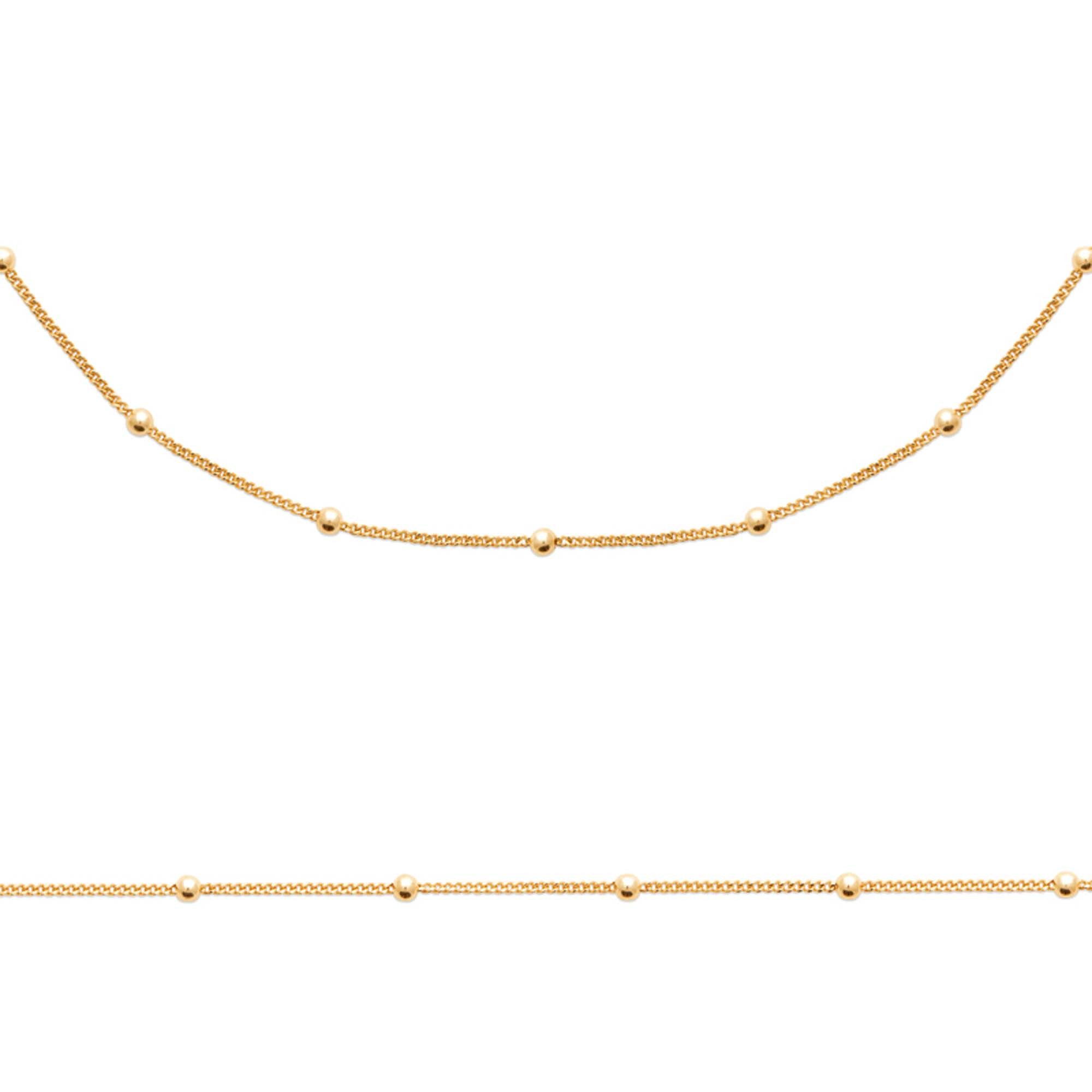 Collier Balia Halskette plain Karabinerverschluss