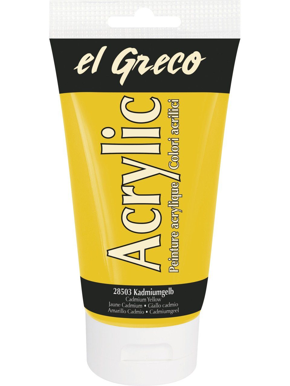 Kreul Acrylfarbe Kreul el Greco Acrylic Tube kadmiumgelb 150 ml