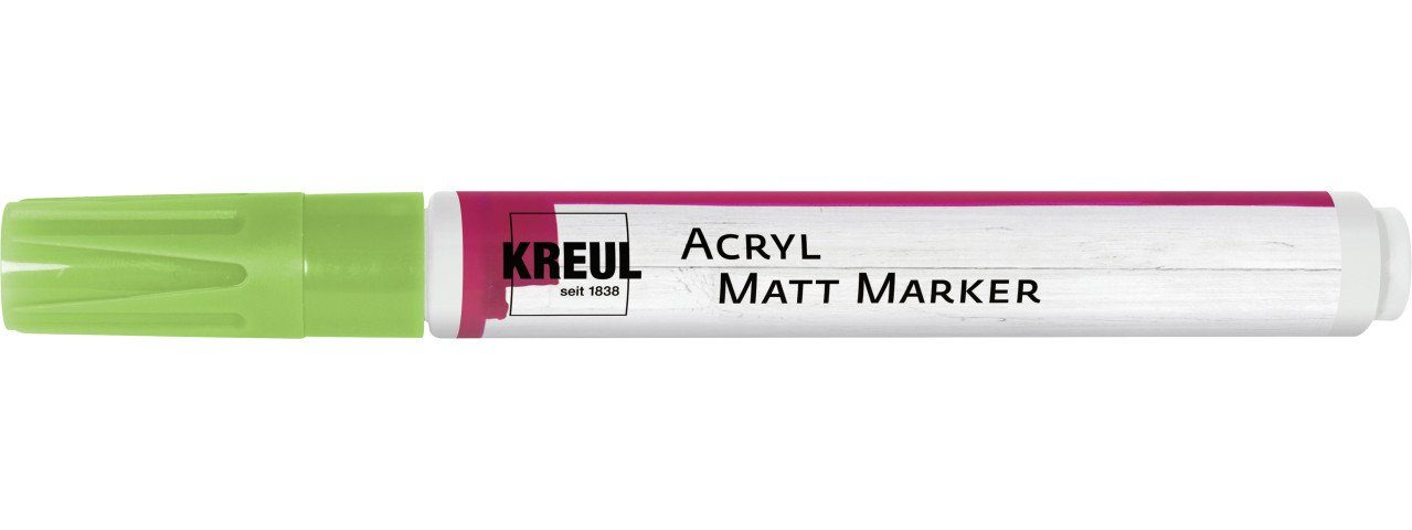 Kreul Acryl Flachpinsel Medium Marker Kreul grün Matt