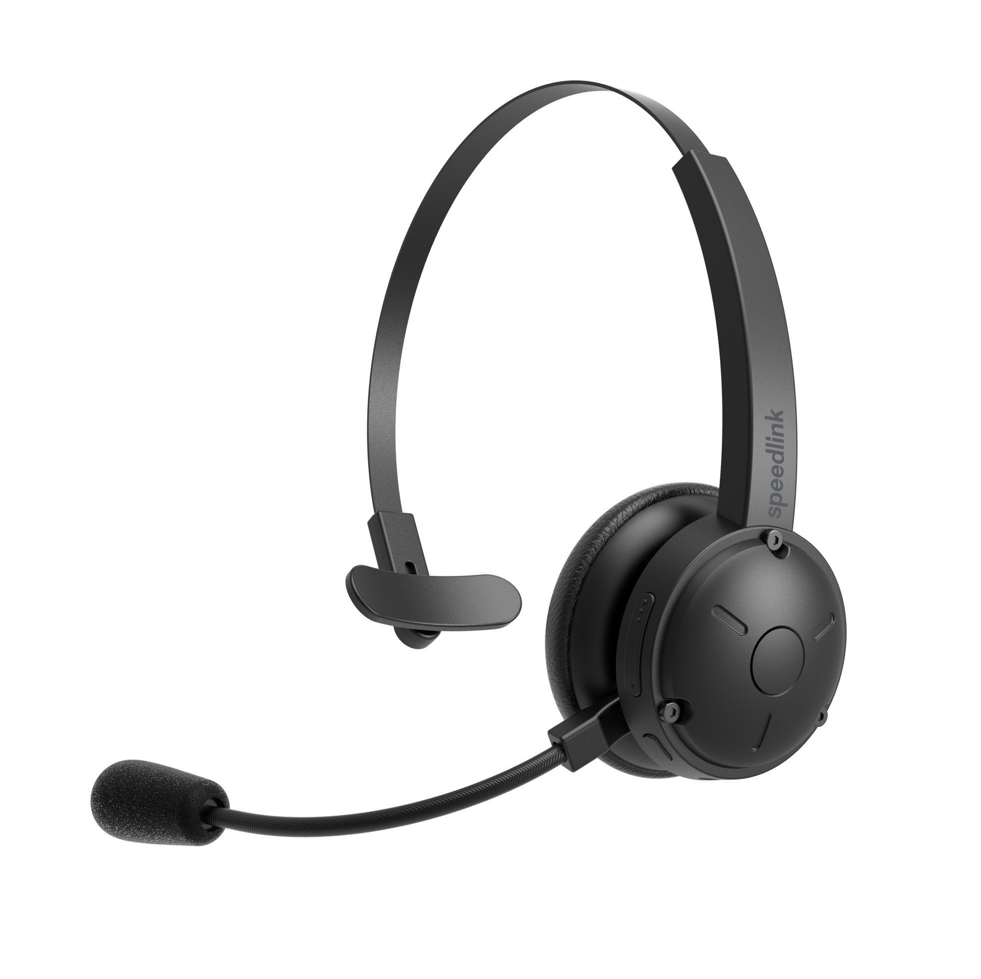 Speedlink SONA PRO Bluetooth Chat Headset Wireless-Headset (mit Noise- Cancelling-Mikrofon), Wiederaufladbar in 3 Stunden | Kopfhörer