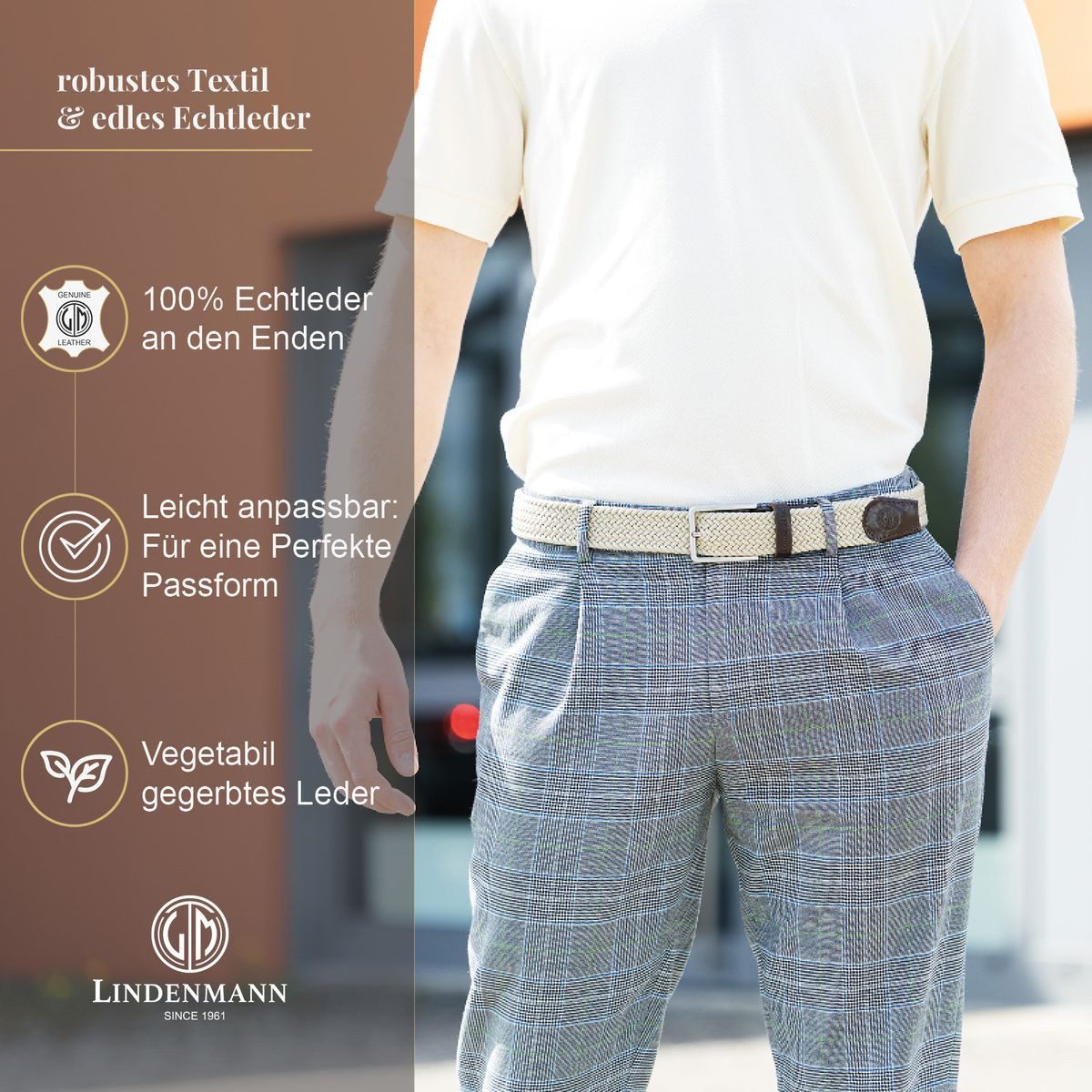 LINDENMANN Stretchgürtel