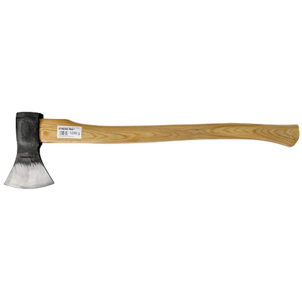 PROREGAL® Axt Fällaxt 1250g Sandblaster mit einem Holzgriff 700mm