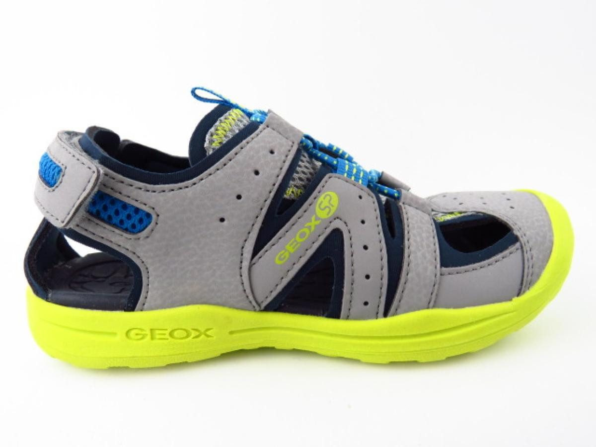 Geox J Vaniett grau/gelb Sandale