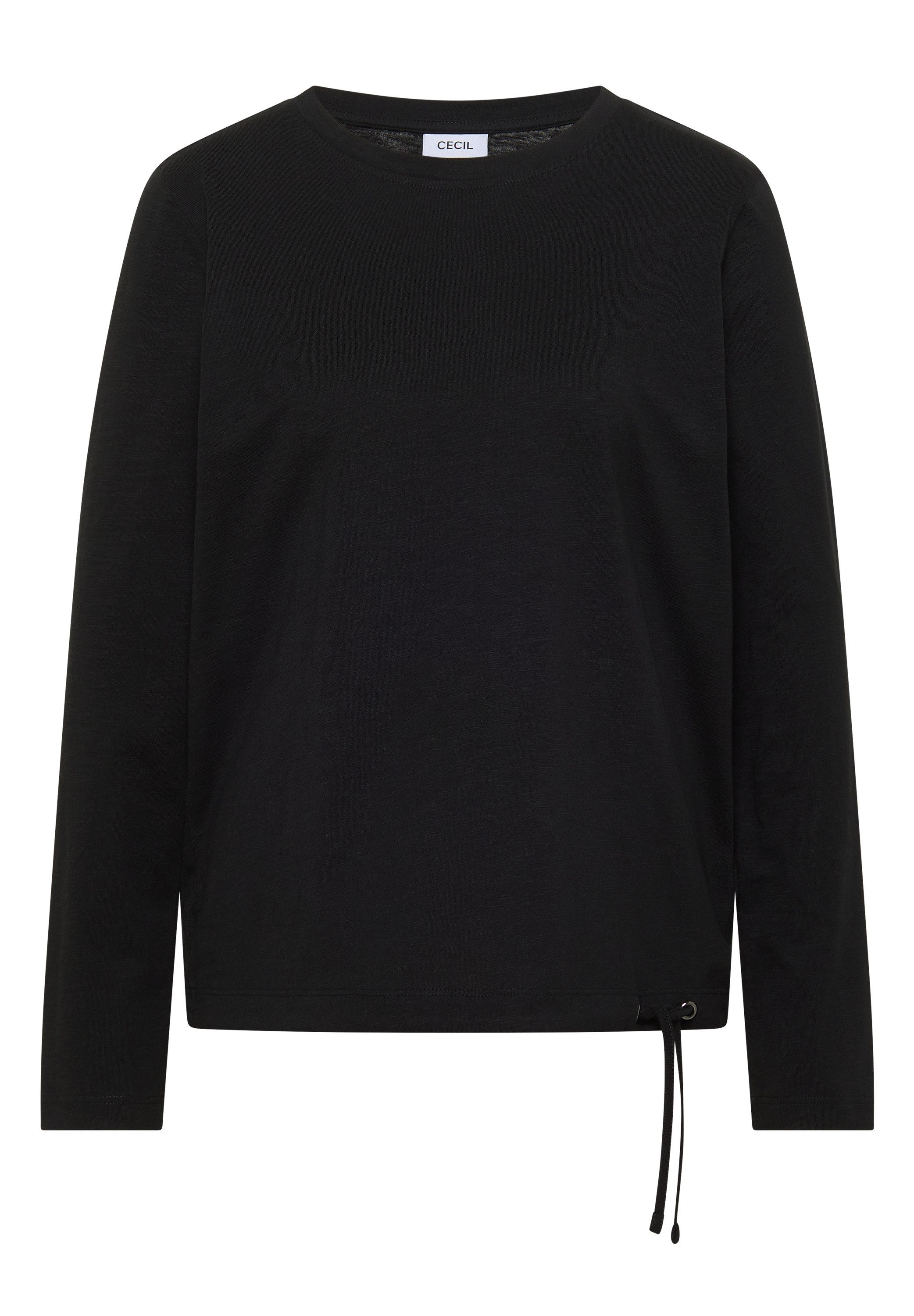 CECIL Langarmshirt aus reiner Baumwolle – Bild 4 von 5