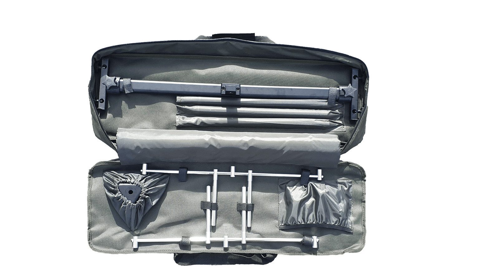 CarpOn Angelzelt Stabil Karpfenangeln Tripod Rod Pod System für 3 Angelruten, (1 tlg)