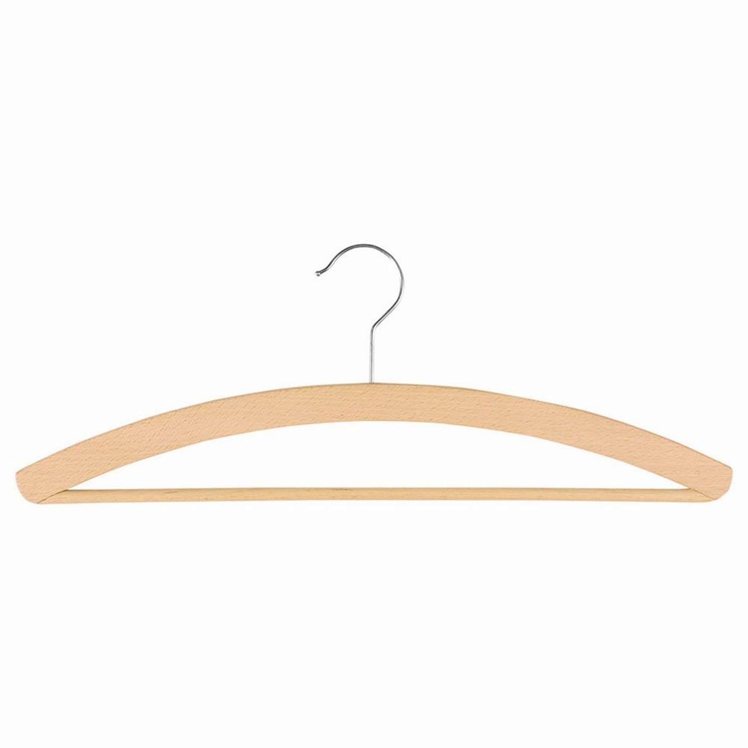 Rudolf Weber Kg Kleiderbügel Holz-Kleiderbügel 42 cm 3er-Pack mit Steg gewa günstig online kaufen