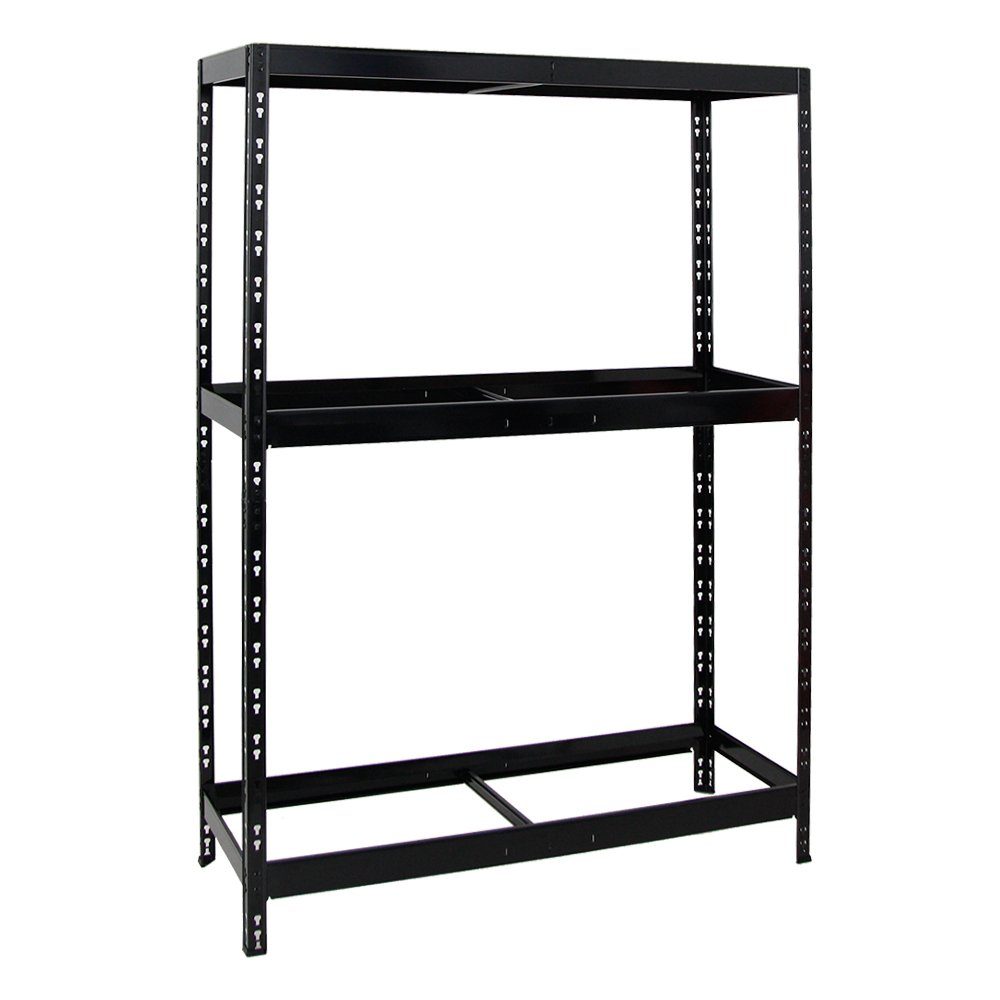 PROREGAL® Schwerlastregal Reifenregal Räderregal Garagenregal TIGER mit Ablage, Für Winterreifen Sommerreifen Allwetterreifen mit Fachböden