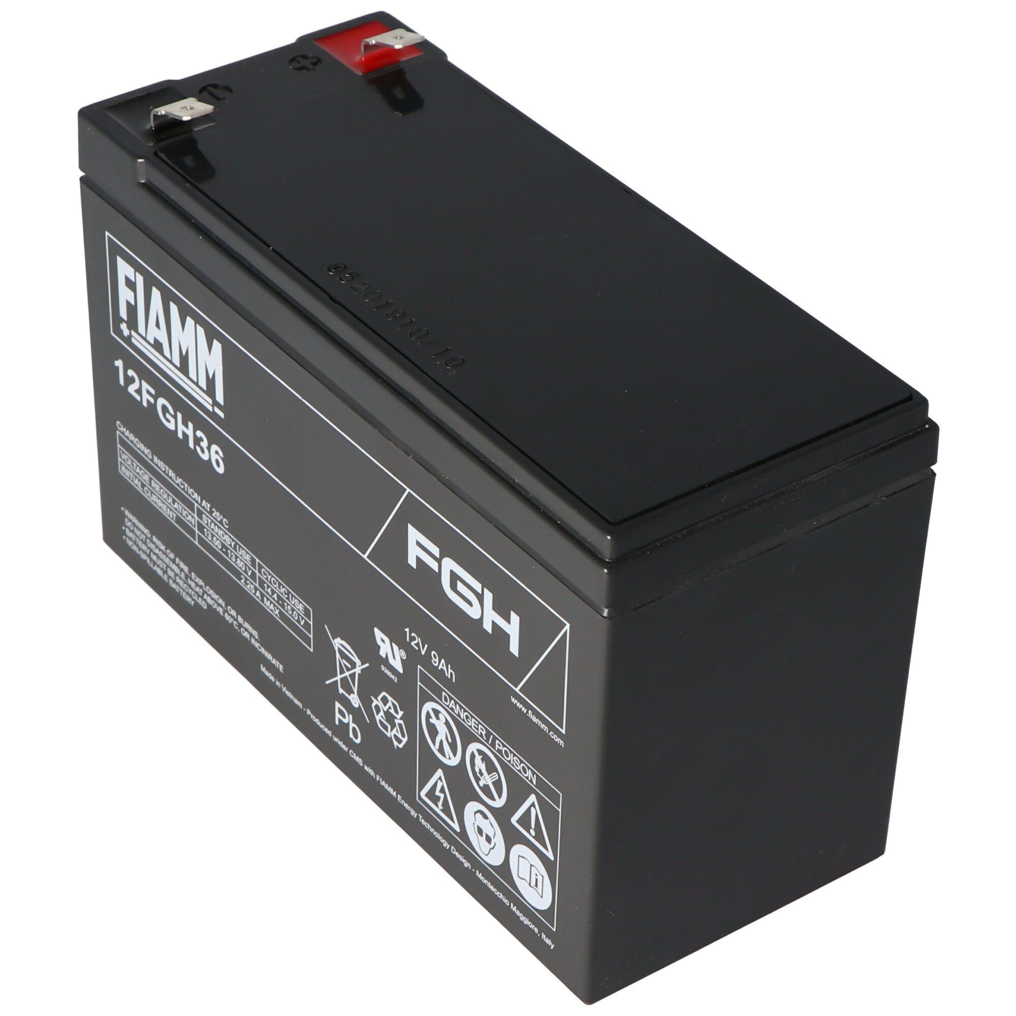 Fiamm Fiamm FGH20902 Akku Blei PB 12Volt 9Ah hochstromfeste Ausführung für Akku 9000 mAh (12,0 V)