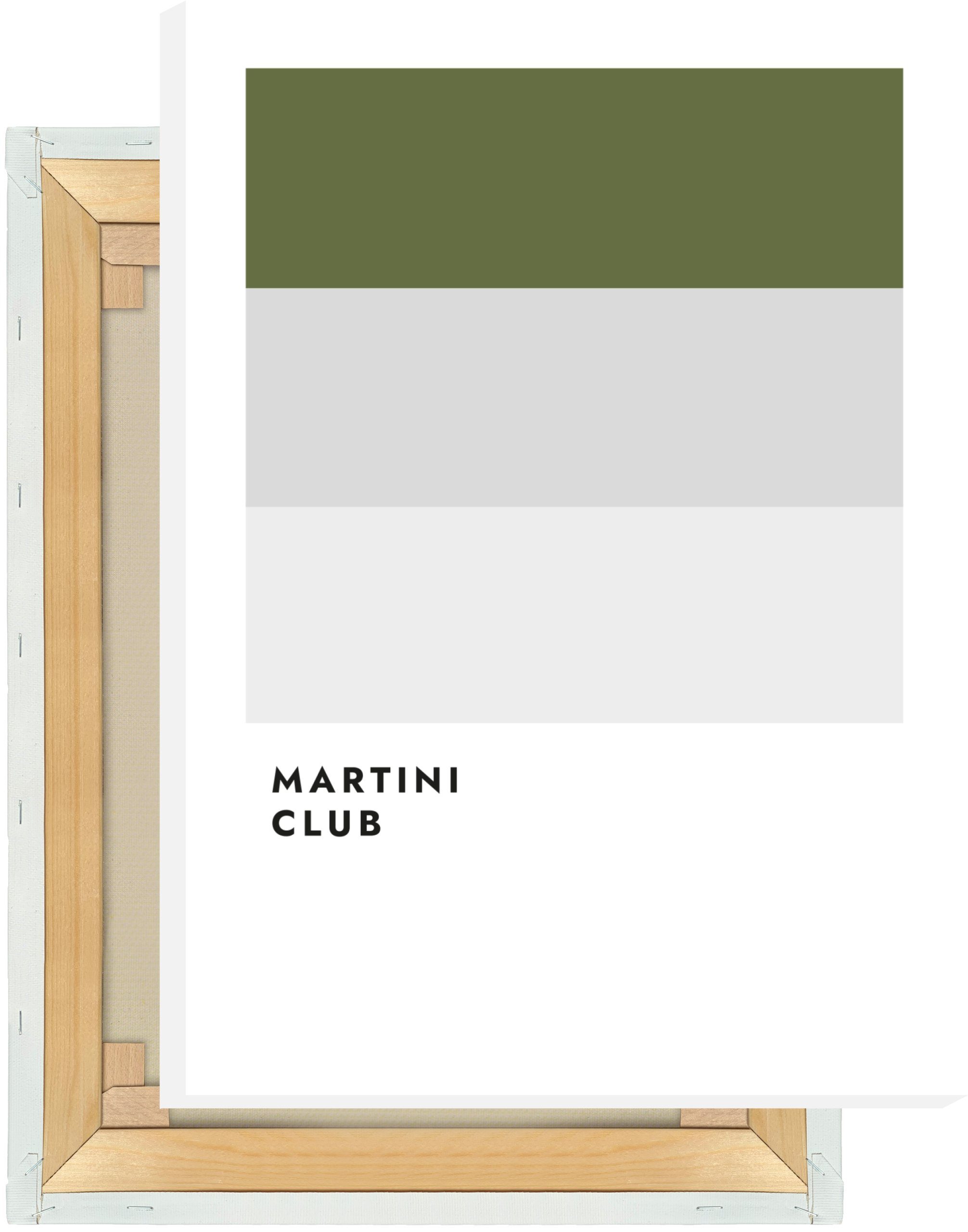 MOTIVISSO Leinwandbild Martini Club