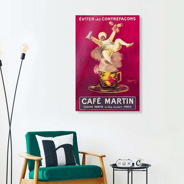 Posterlounge Acrylglasbild Leonetto Cappiello, Cafe Martin, Bar Viva Magenta Living Malerei