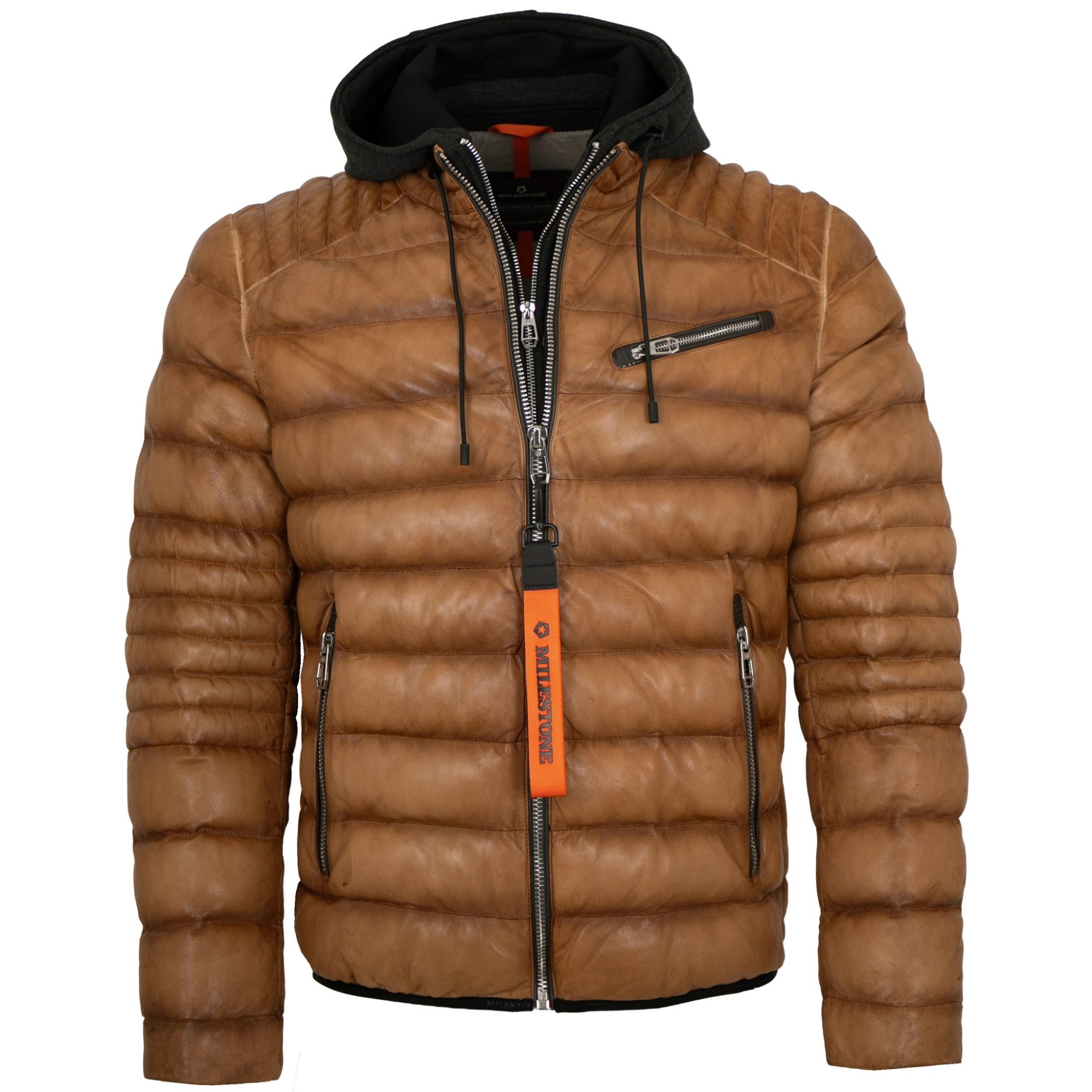 Milestone Lederjacke MSApollo Milestone - Herren Lederjacke Steppjacke Lamm günstig online kaufen