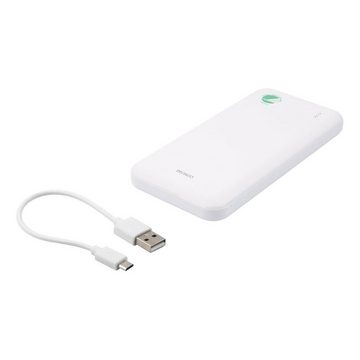 Deltaco Mobility Powerbank PB-S1000, 10.000 mAh Li-Ion-Polymer LED-Anzeige Powerbank PB-S1000 10 mAh, Paralleles Aufladen von 2 Geräten möglich