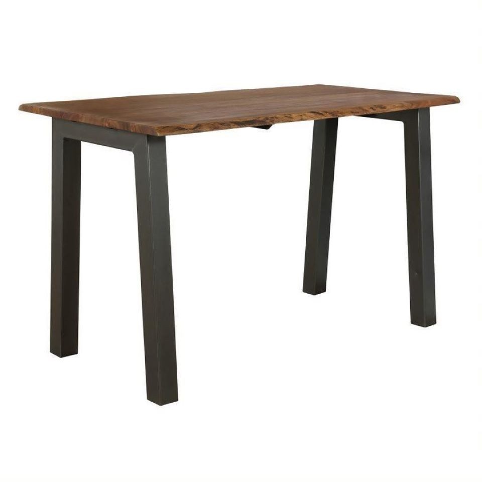 Maison ESTO Bartisch Hochtisch WOOD mit Baumkante aus Akazienholz 147 x 80 cm Stehtisch, Höhe: 92 cm