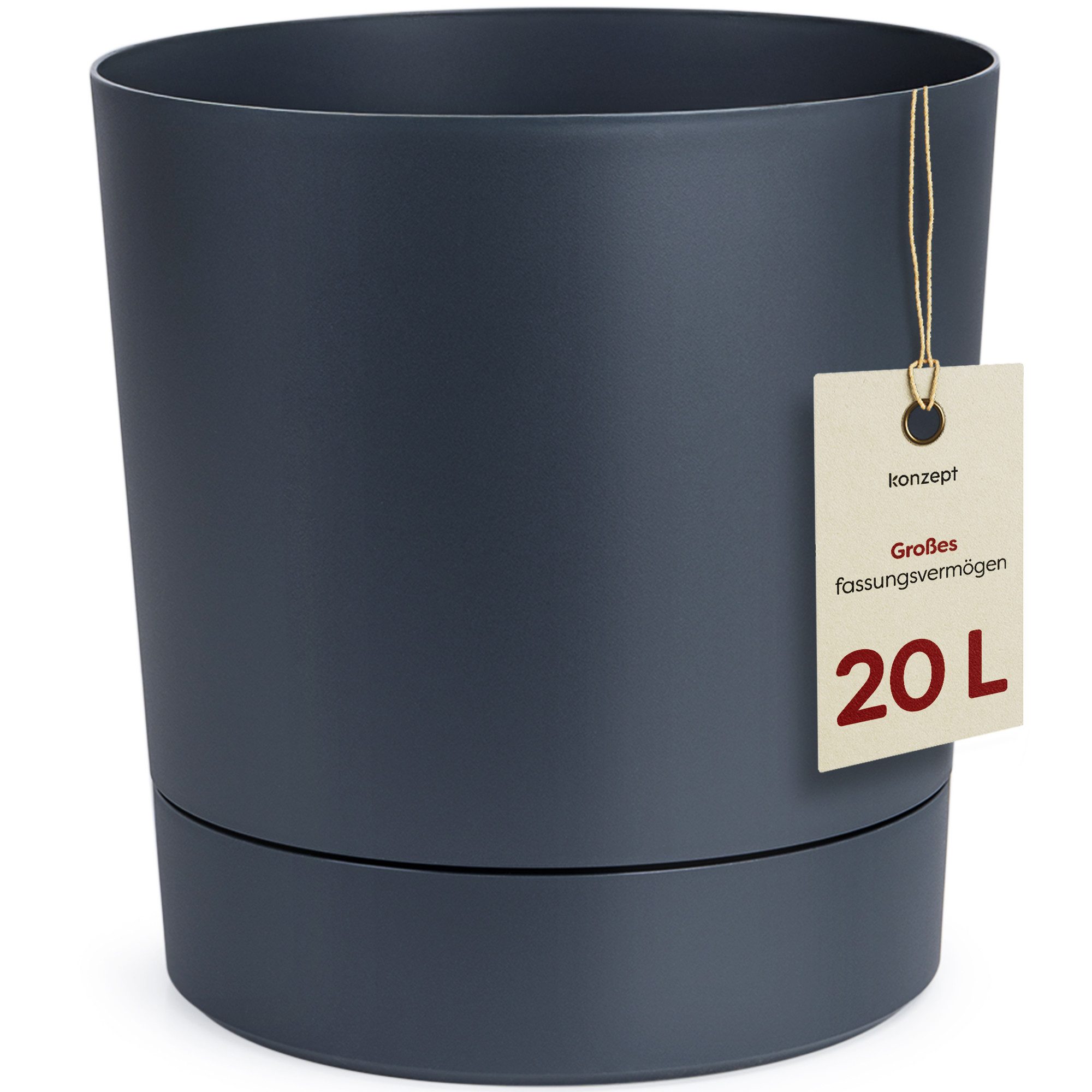 KONZEPT Blumentopf mit Untersetzer, großer Übertopf günstig online kaufen