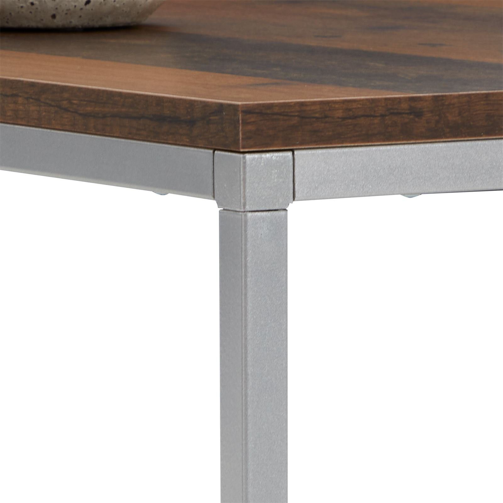 CARO-Möbel Couchtisch NOVY, Couchtisch Beistell Tisch 67 Old x Industrial cm, design Style/grau 67