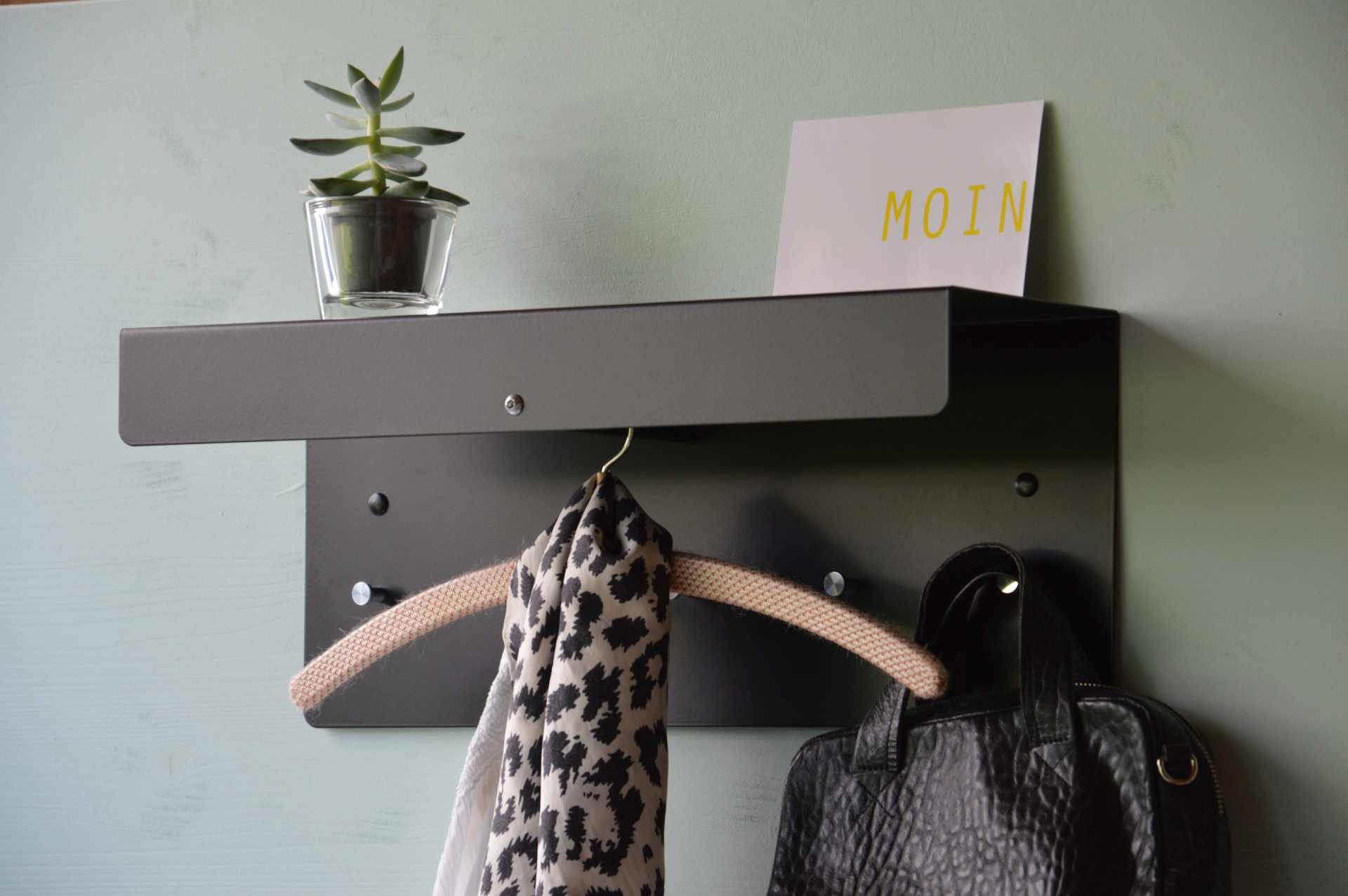 jankurtz Garderobe Hanni aus Metall, Schwarz