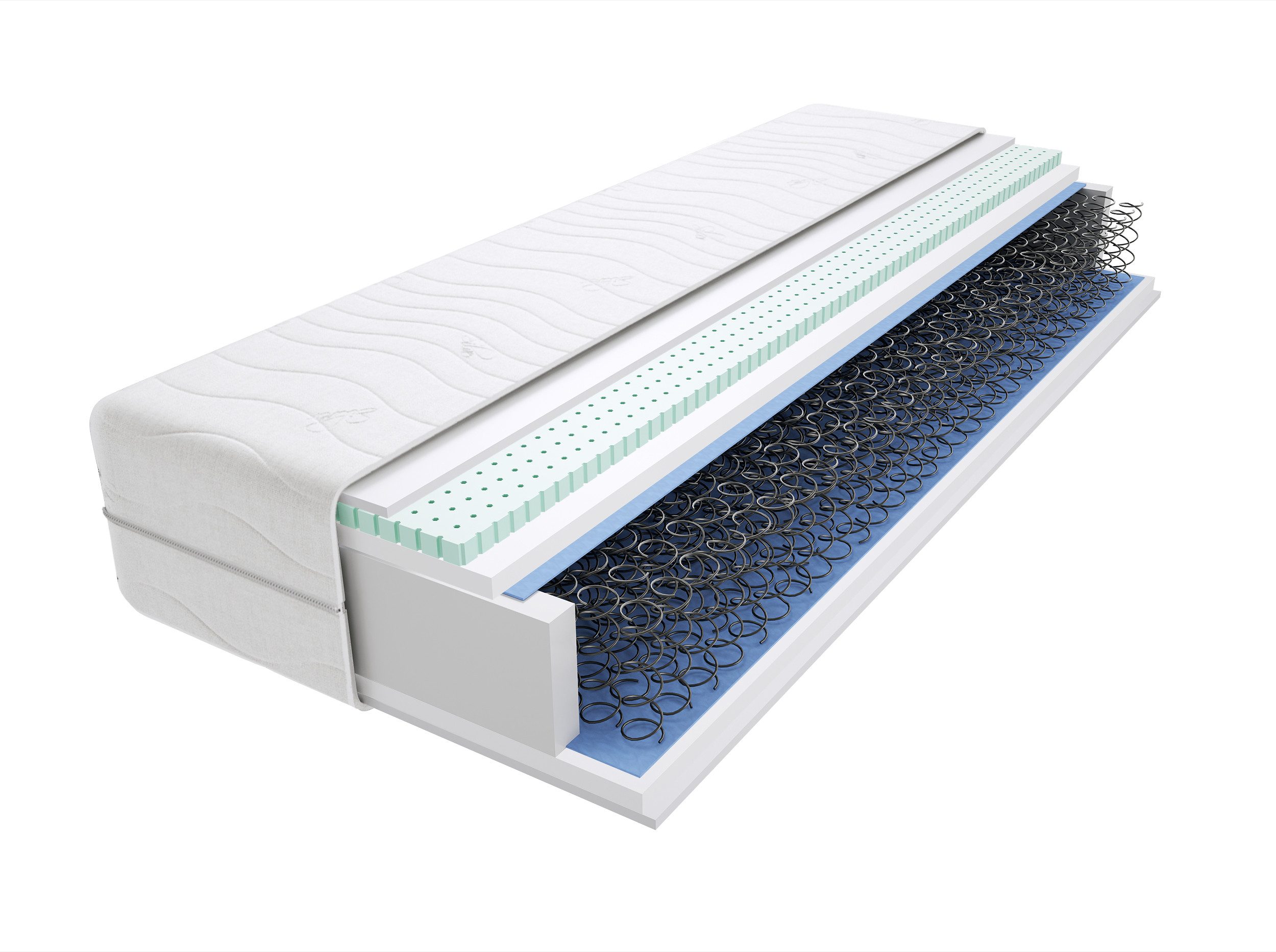 Bonnellfederkernmatratze Matratzen, Bonellfederkernmatratzen Desio 80x200 cm - viele Größen, Godre, 17 cm hoch