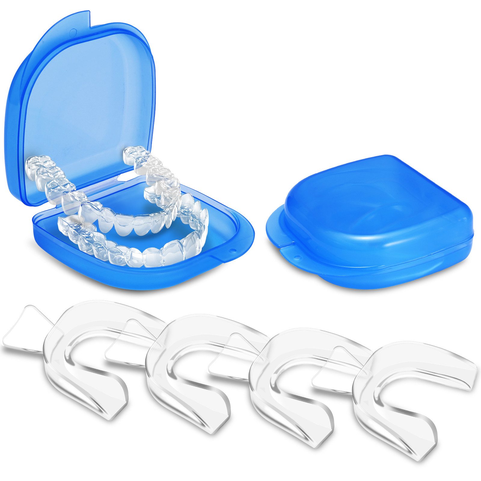 NASUM Zahnschiene Dental Guard – Effektiver Schutz für Deine Zähne, Hochwertiger, flexibler und BPA-freier Kunststoff
