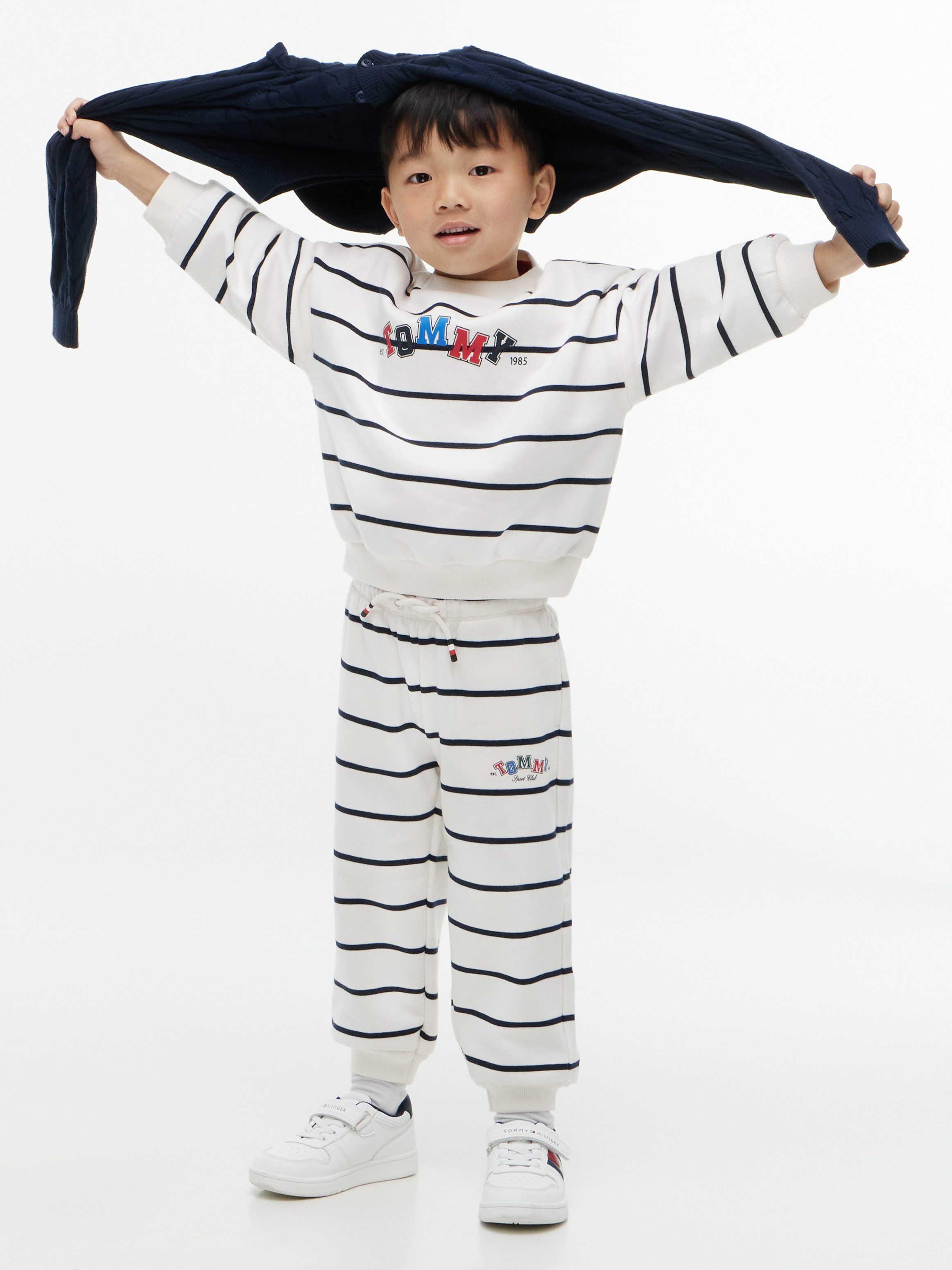 Tommy Hilfiger Sweathose Bund mit Kordelzug, Regular Fit, für Babys und Kinder