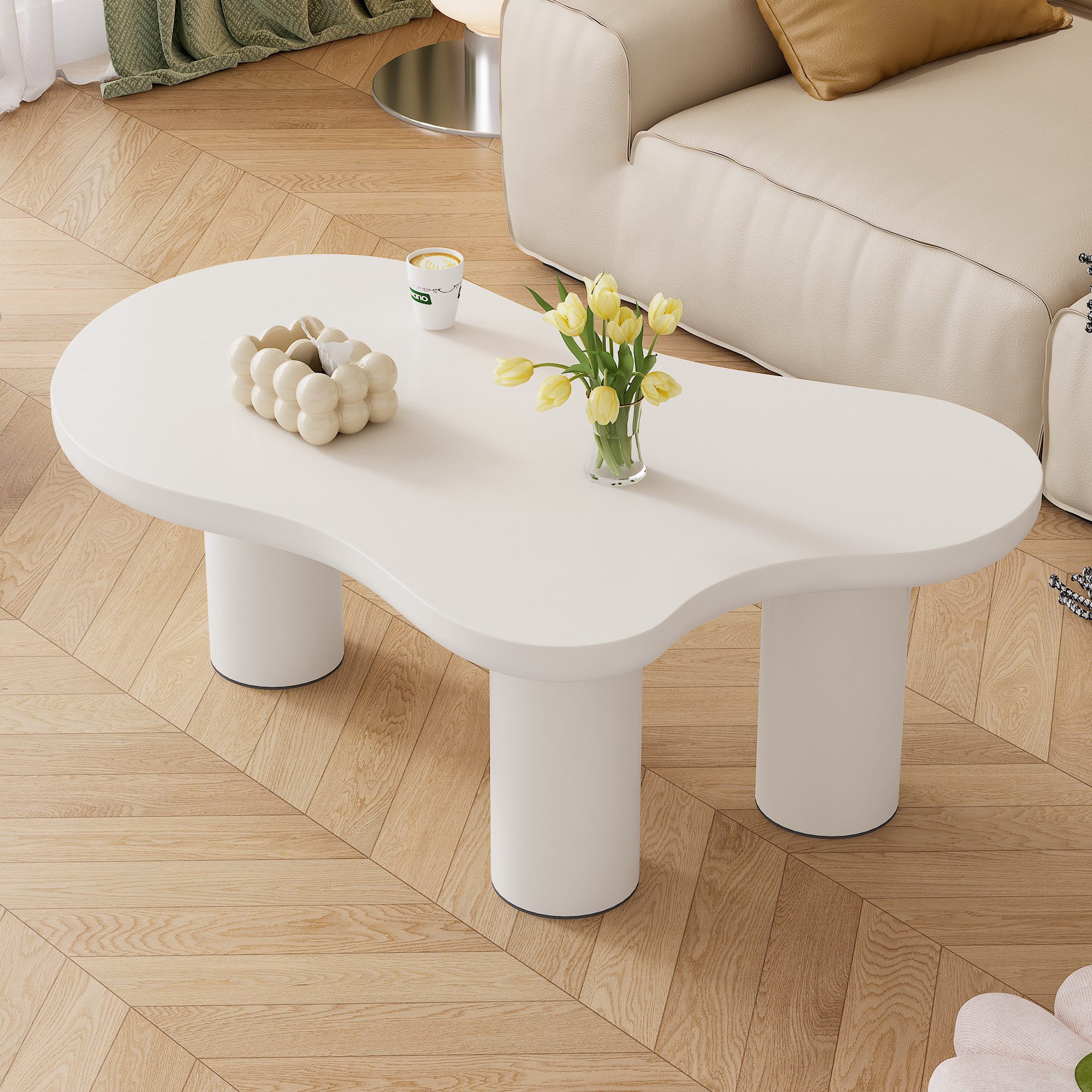 Merax Couchtisch Wolke (1-St), Beistelltisch Scandi, günstig online kaufen