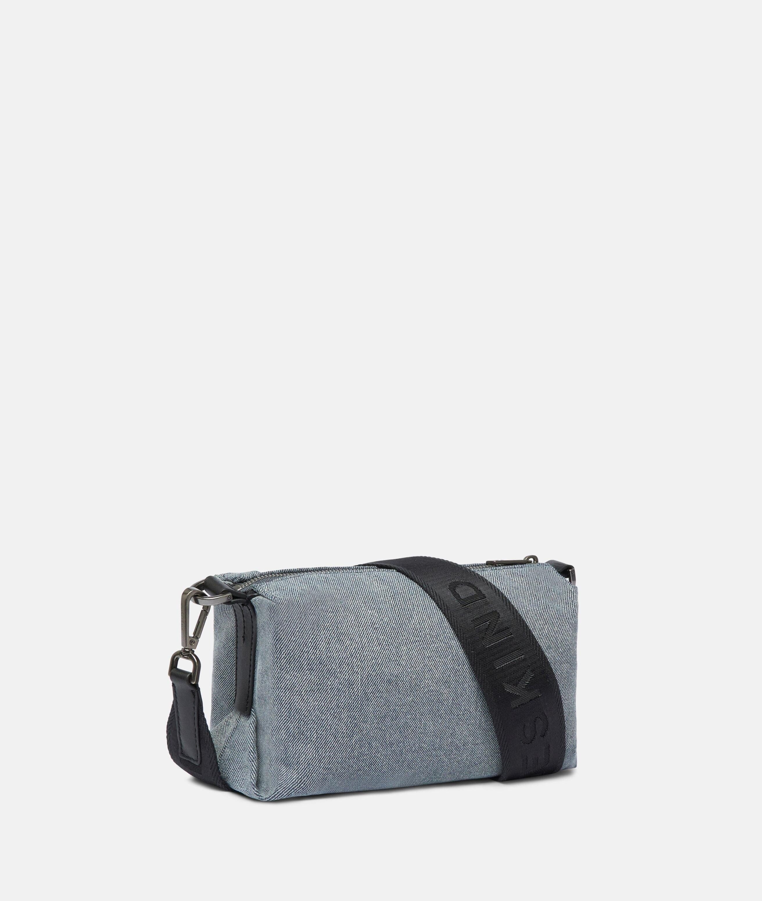 Liebeskind Berlin Umhängetasche Denim Elvira Camera-Bag S, Geräumige Umhängetasche aus Denim