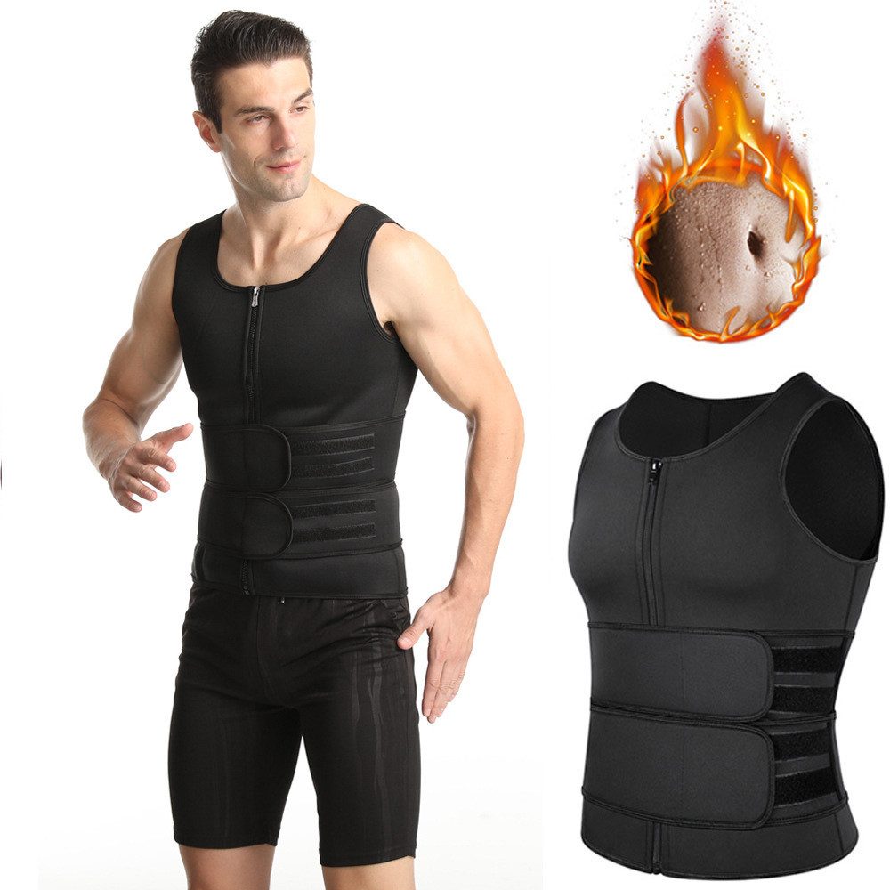 MOPUEA Bauchweggürtel Fitnessgürtel Tailletrainer Maximal 92 cm Verstellbar Atmungsaktiv (Fitnessgürtel mit Bauchkompression und Rückenstütze, Atmungsaktiver Trainingsgürtel für Sport und Alltag) Bauchkompression Lordosenstütze atmungsaktiv verstellbar