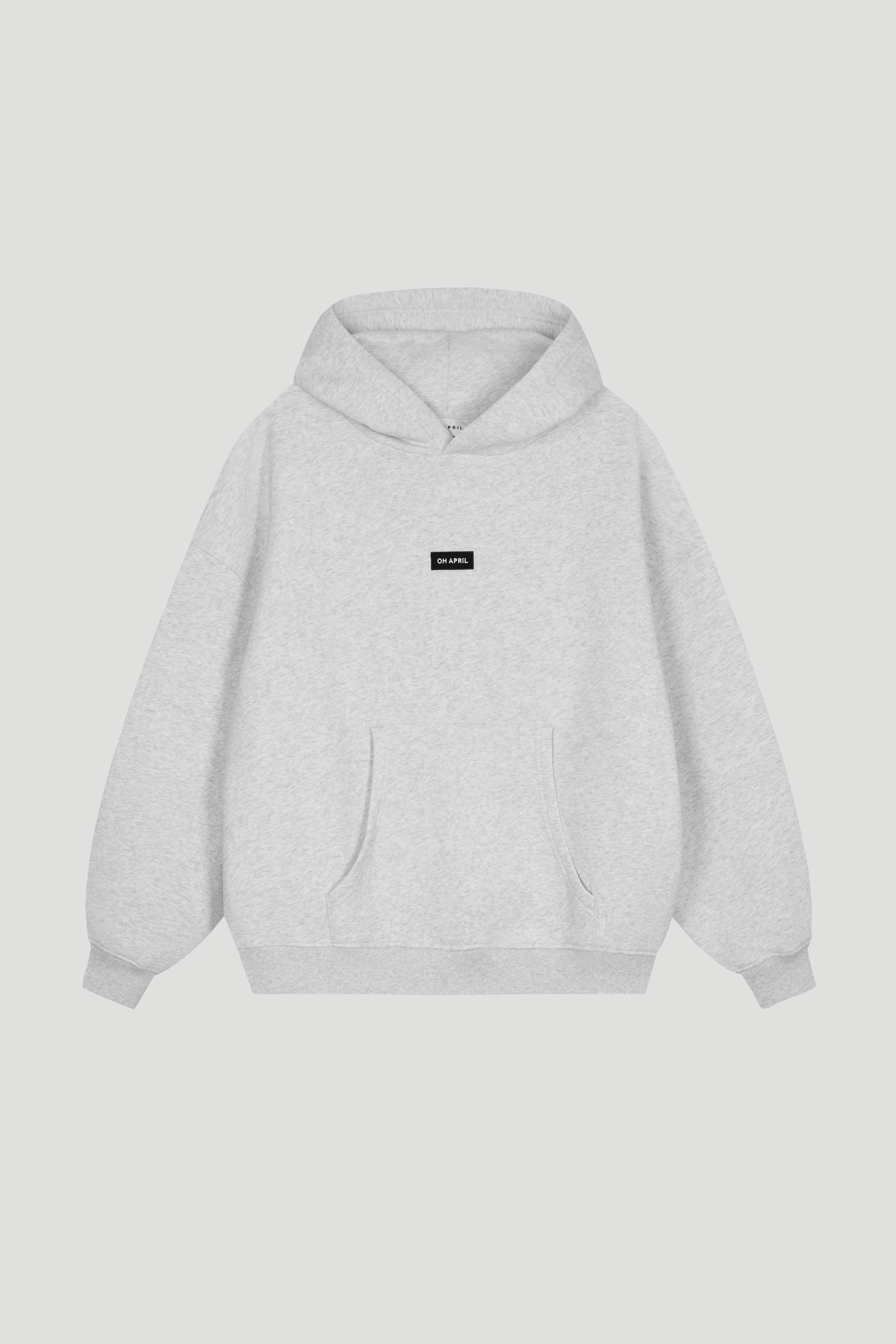 OH APRIL Rundhalspullover Boyfriend Hoodie Grey günstig online kaufen
