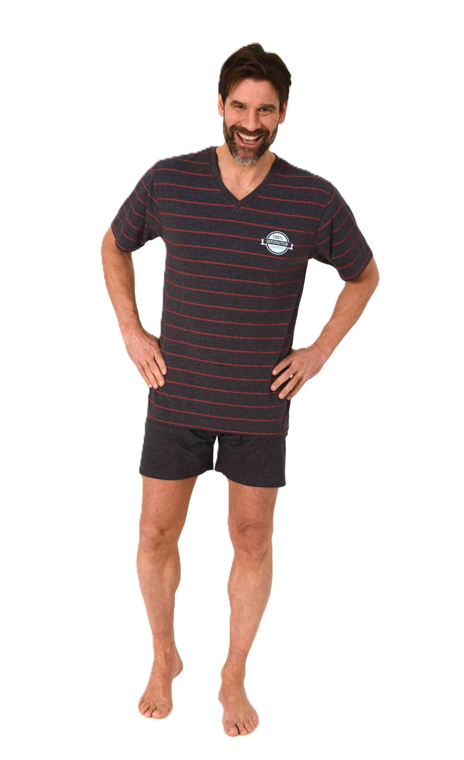 Normann Pyjama Normann Herren kurzarm Schlafanzug günstig online kaufen