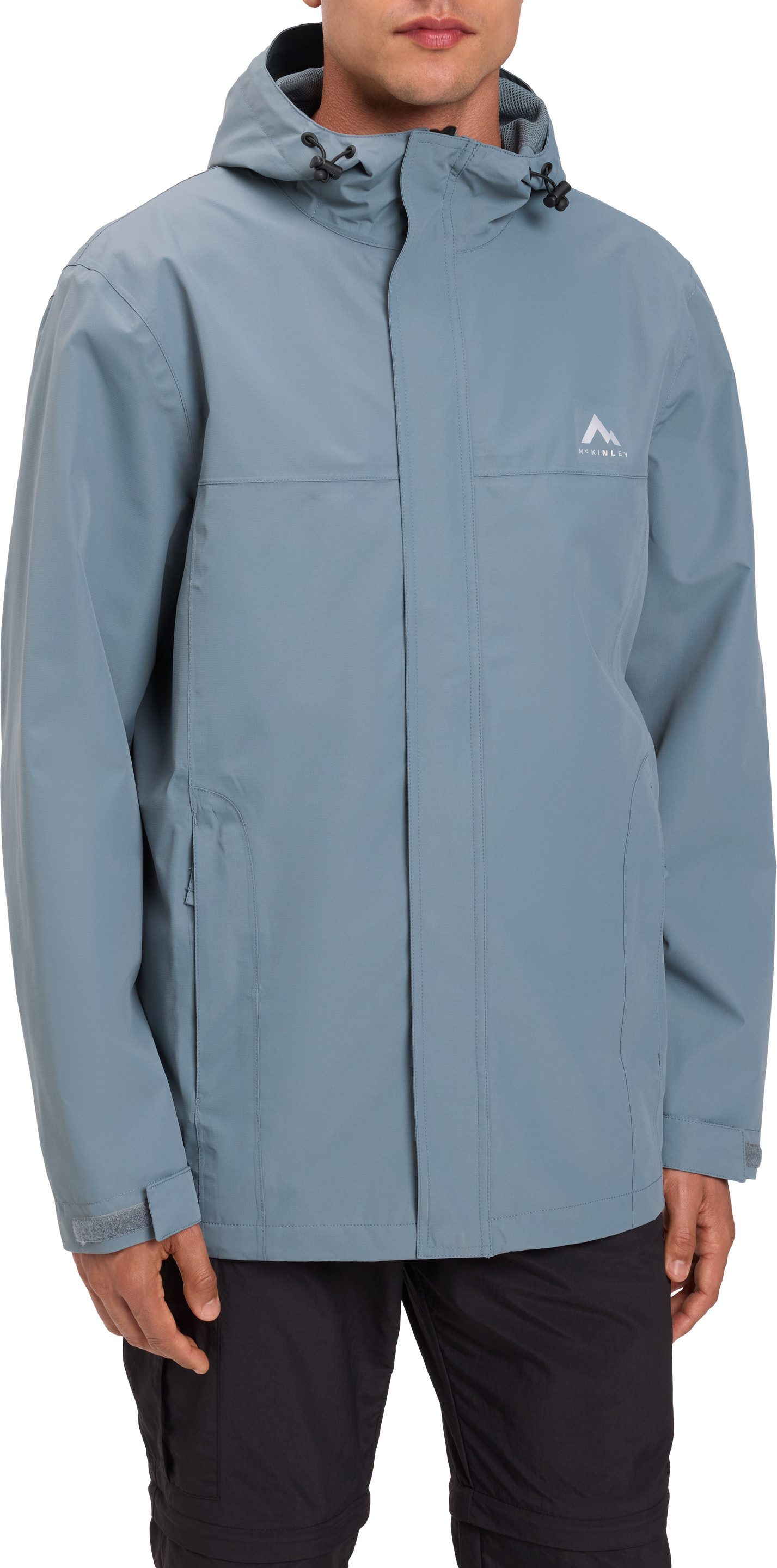 McKINLEY Regenjacke HE.-REGENJACKE CARLIDE II M mit AQUAMAX Technologie, atmungsaktiv, mit Kinnschutz