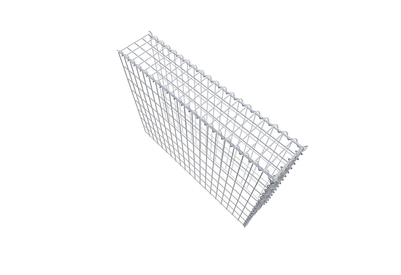 Thumbnail - Gabiona Gabionenzaun Anbaugabione Typ 4 100 cm x 80 cm x 20 cm (L x H x T), Maschenweite 5, (Anbaugabione Typ 4 100 cm x...