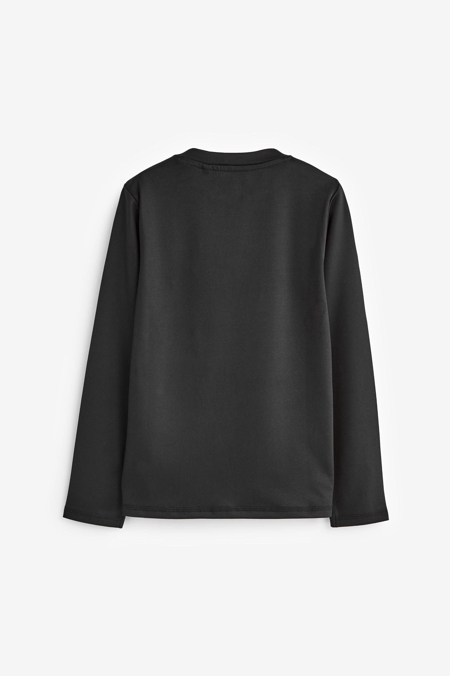 (1-tlg) Langärmelige Black Next Langarmshirt Basisschicht