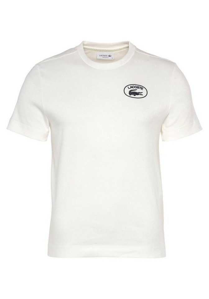 Lacoste T-Shirt (1-tlg) mit typischem Marken-Logo auf der Brust
