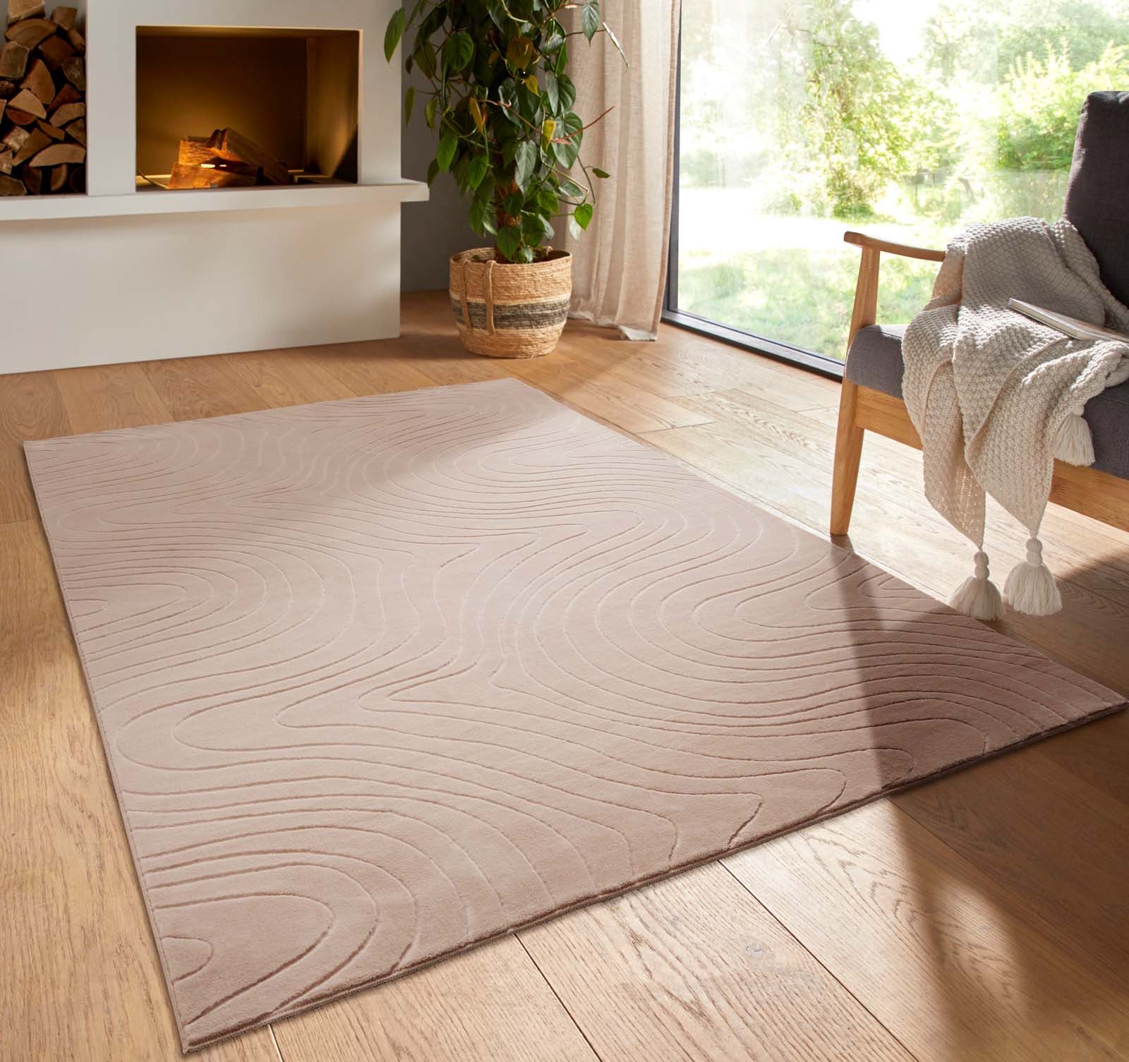 TaraCarpet Teppich TaraCarpet Homestyle 397 Organic, günstig online kaufen