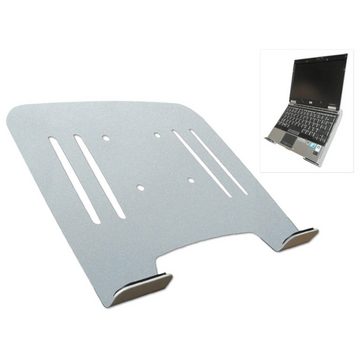 Drall Instruments L52S-IP3S Laptop-Ständer, (2-tlg., Universal Laptop Wandhalterung silber mit Adapter für Notebook silber)