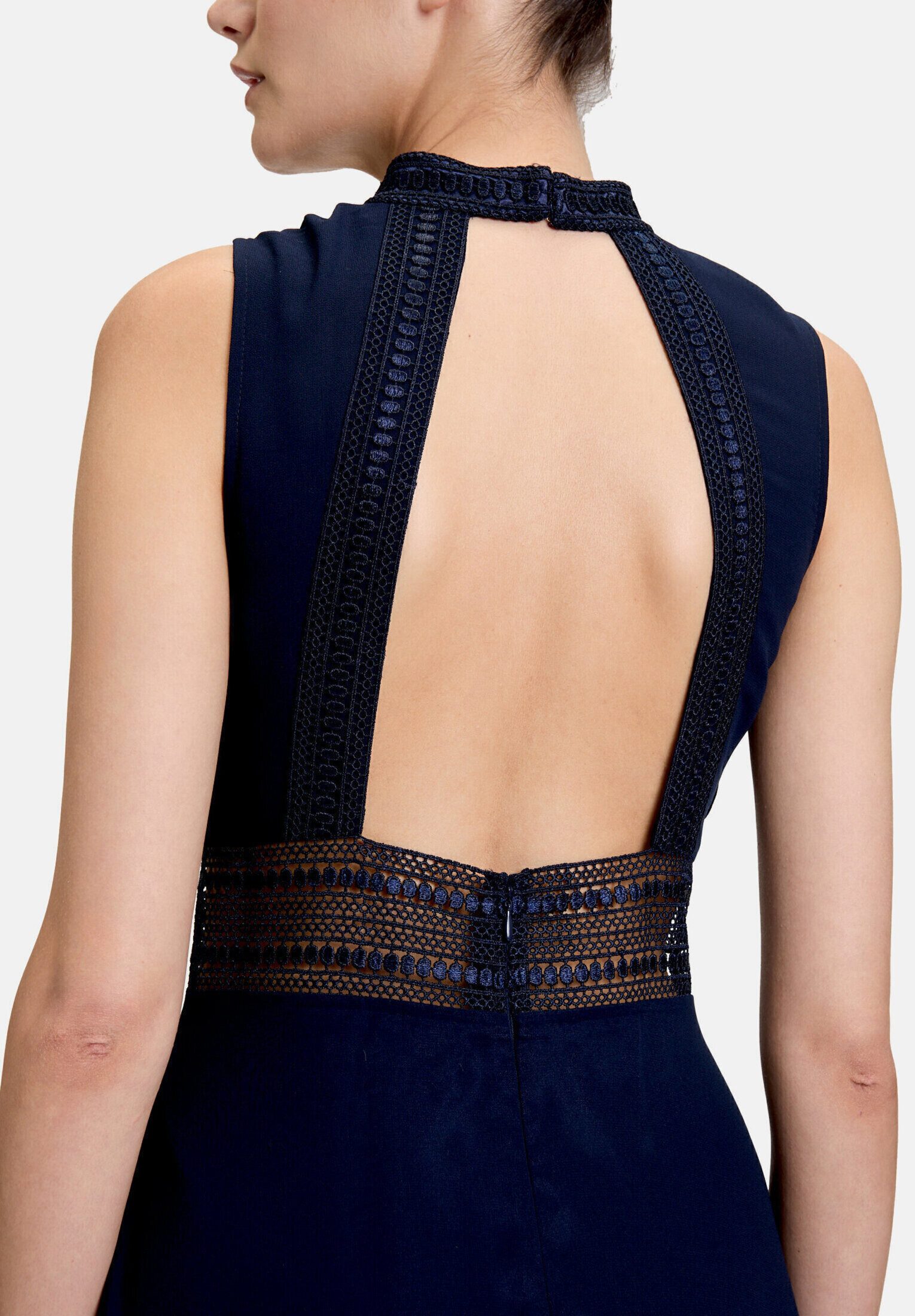 Vera Mont Abendkleid Damen rückenfrei Aufgesteppte Bänder