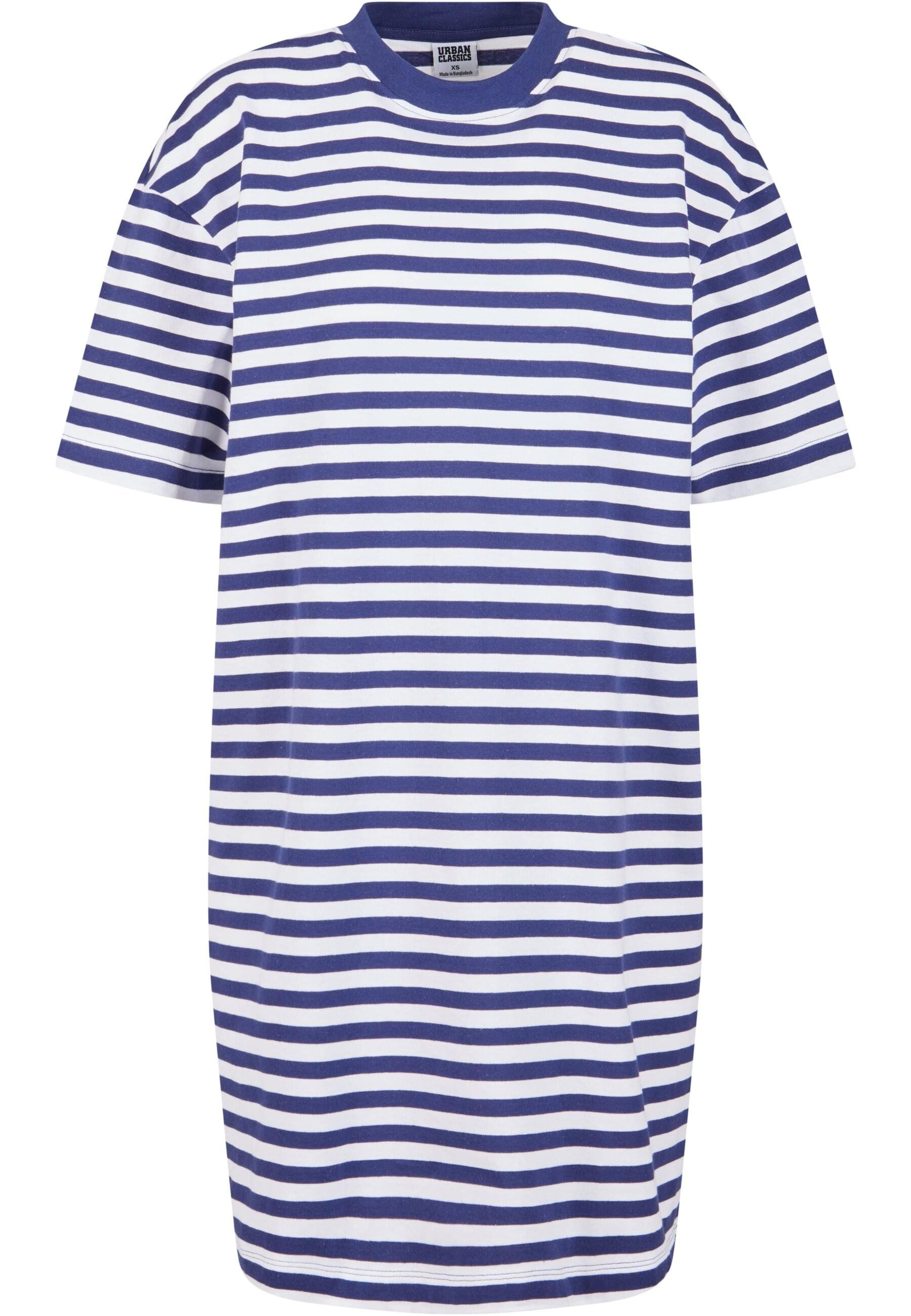 Shirtkleid Urban Classics Damen Ladies Oversized Striped Tee Dress